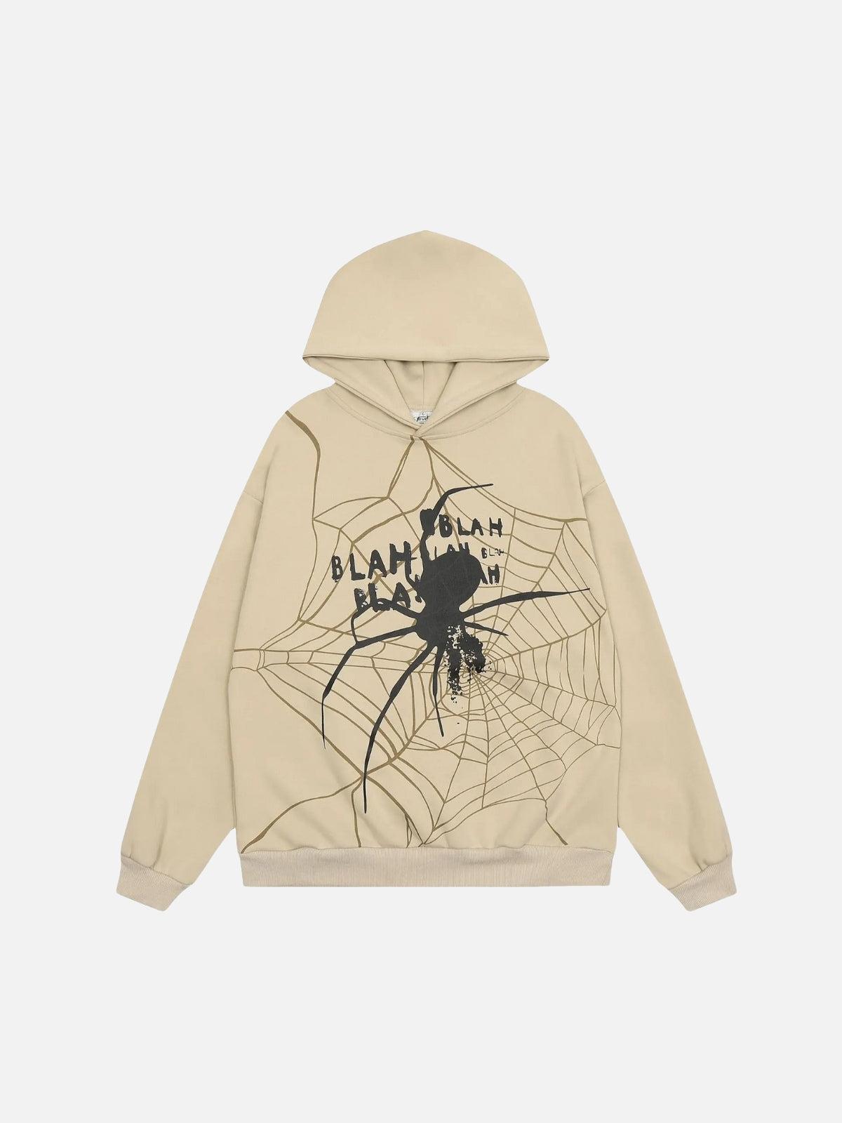 TALISHKO Spider Shadow Print Hoodie
