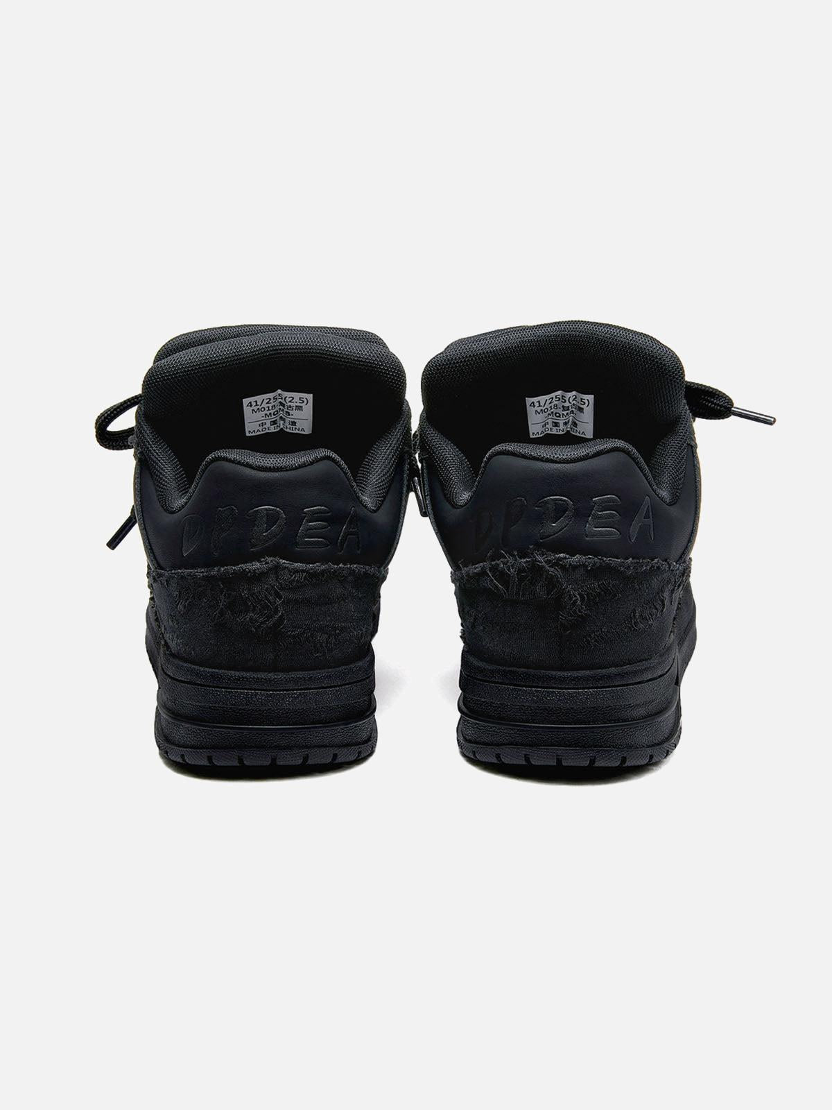 TALISHKO Destruction Black Knight Skate Shoes