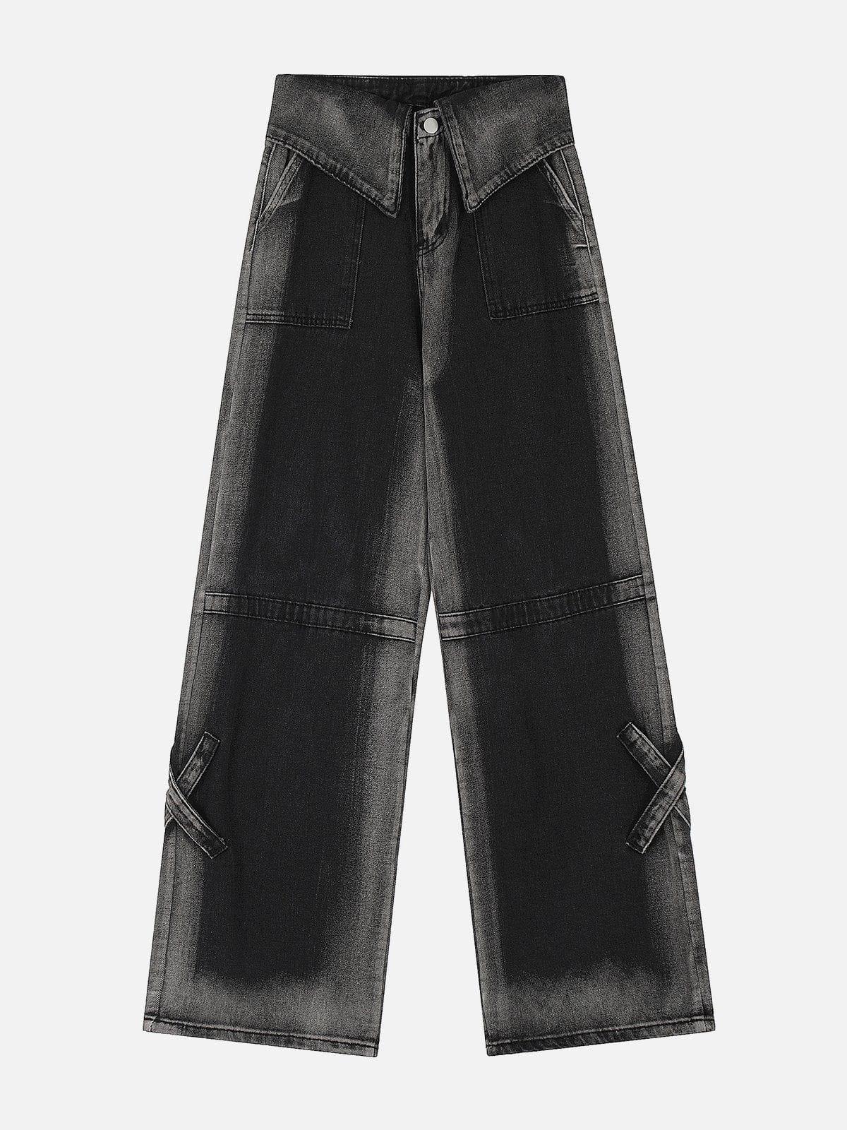 TALISHKO Vintage Tie Dye Jeans