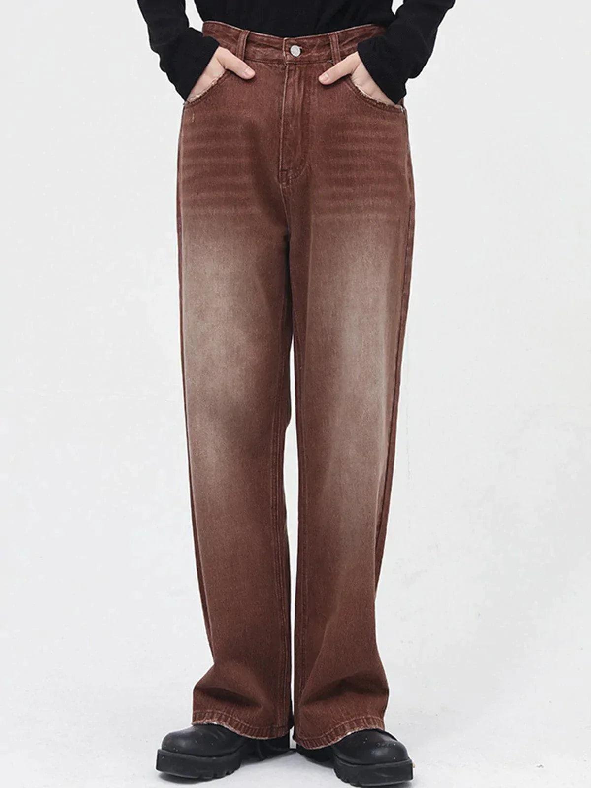 TALISHKO Vintage Wash Gradient Jeans