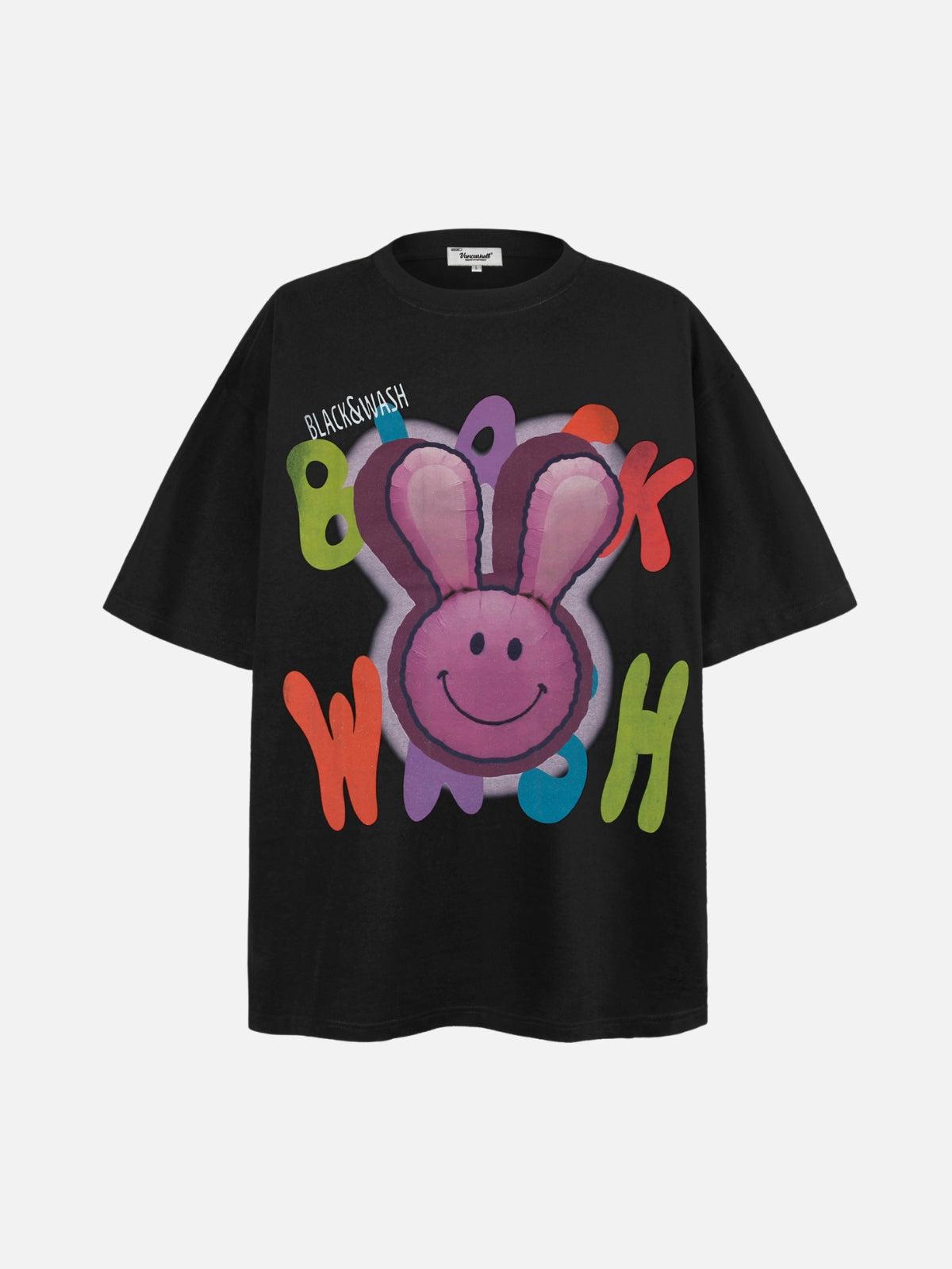 TALISHKO Playful Bunny Pop Art Tee
