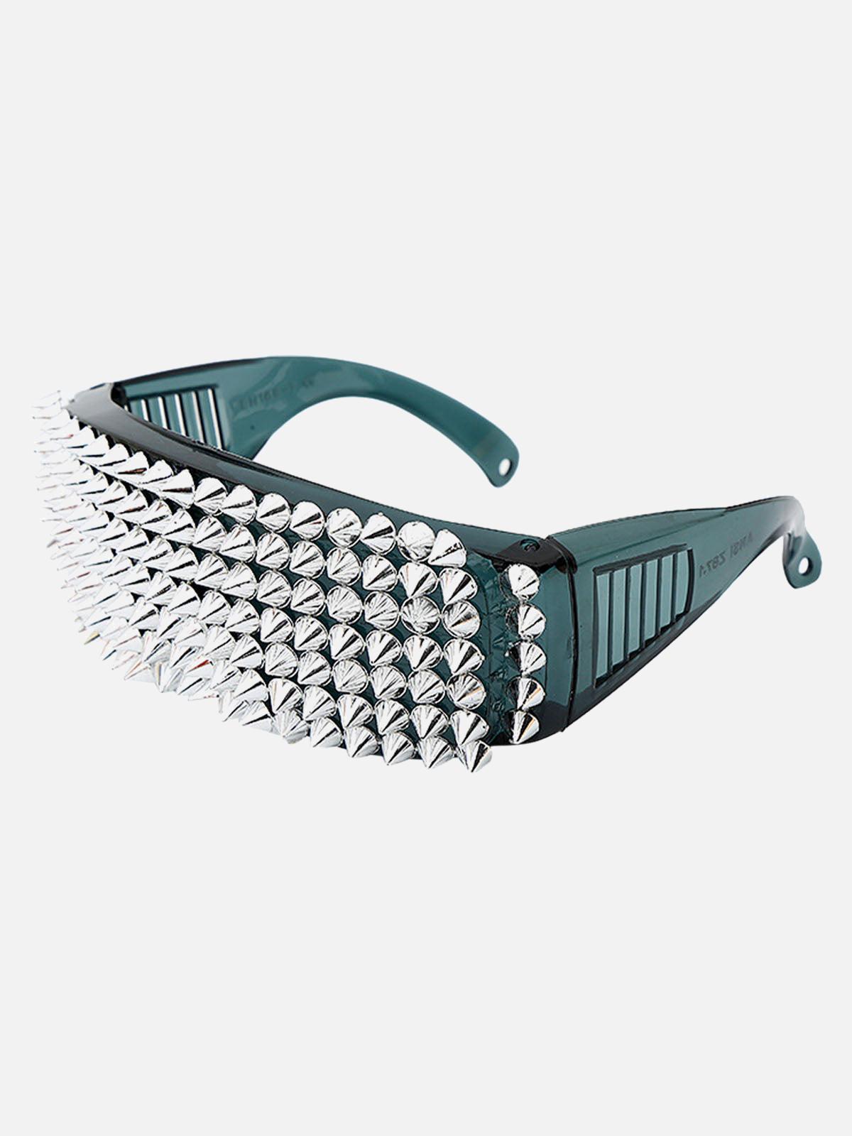 TALISHKO Large Frame Outdoor Rivet Sunglasses