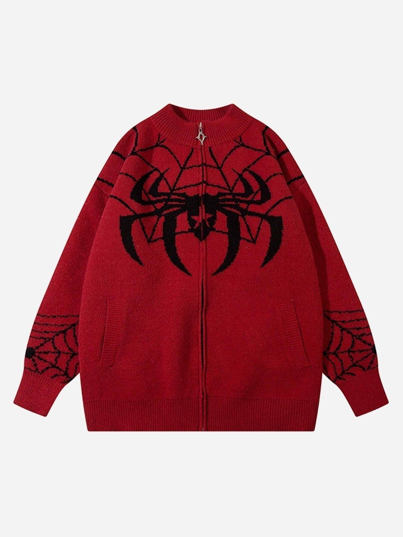 TALISHKO Spider Loose Sweater Coat