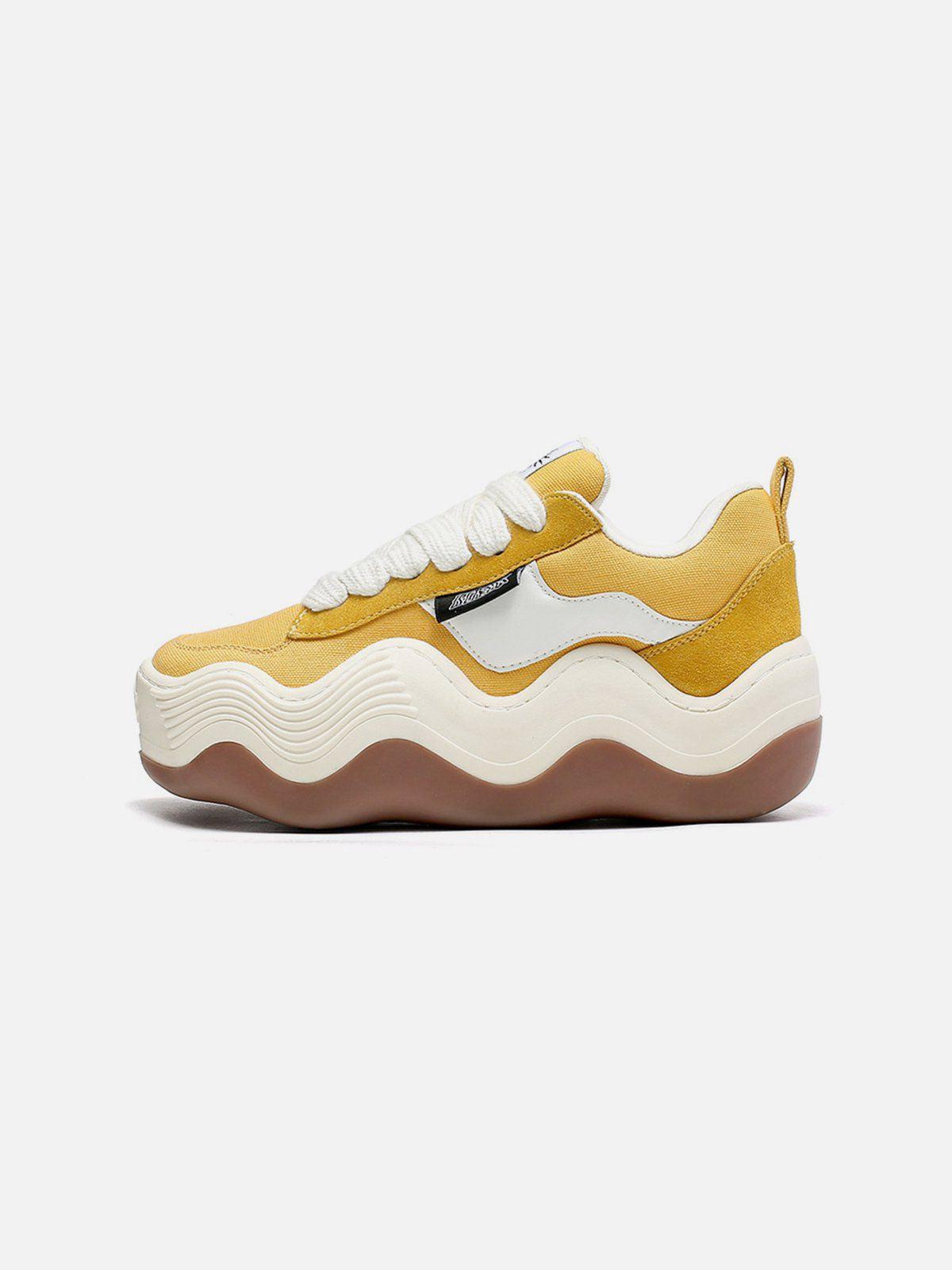 TALISHKO Patchwork Thick Sole Dissolving Shoes