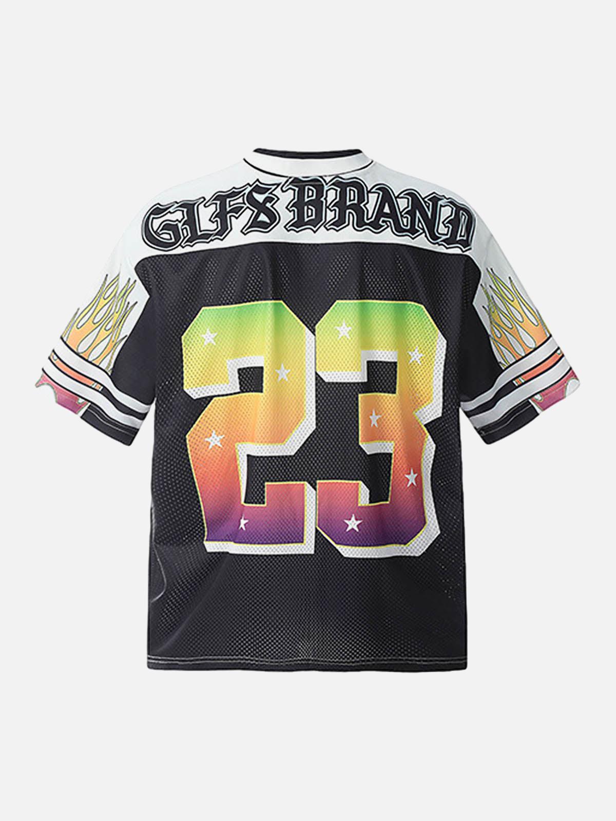 TALISHKO Gothic Style Embroidered Jersey T-Shirt