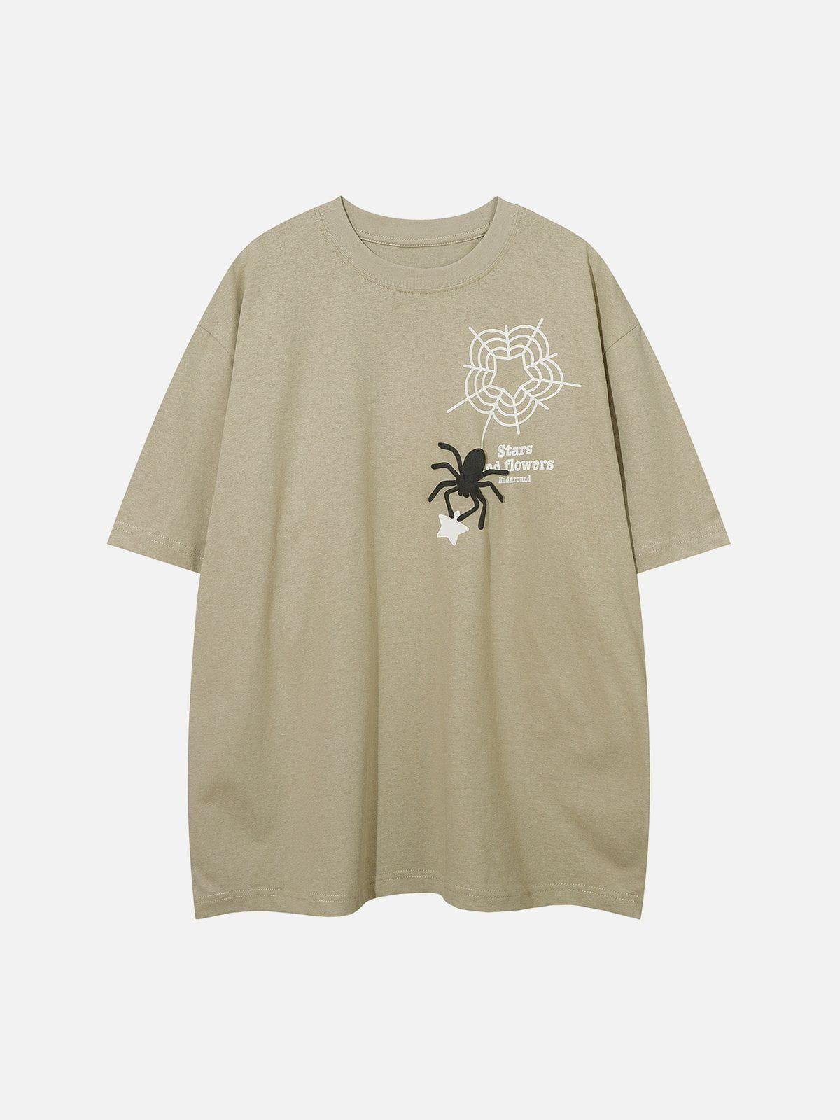TALISHKO Spider Foam Print Tee