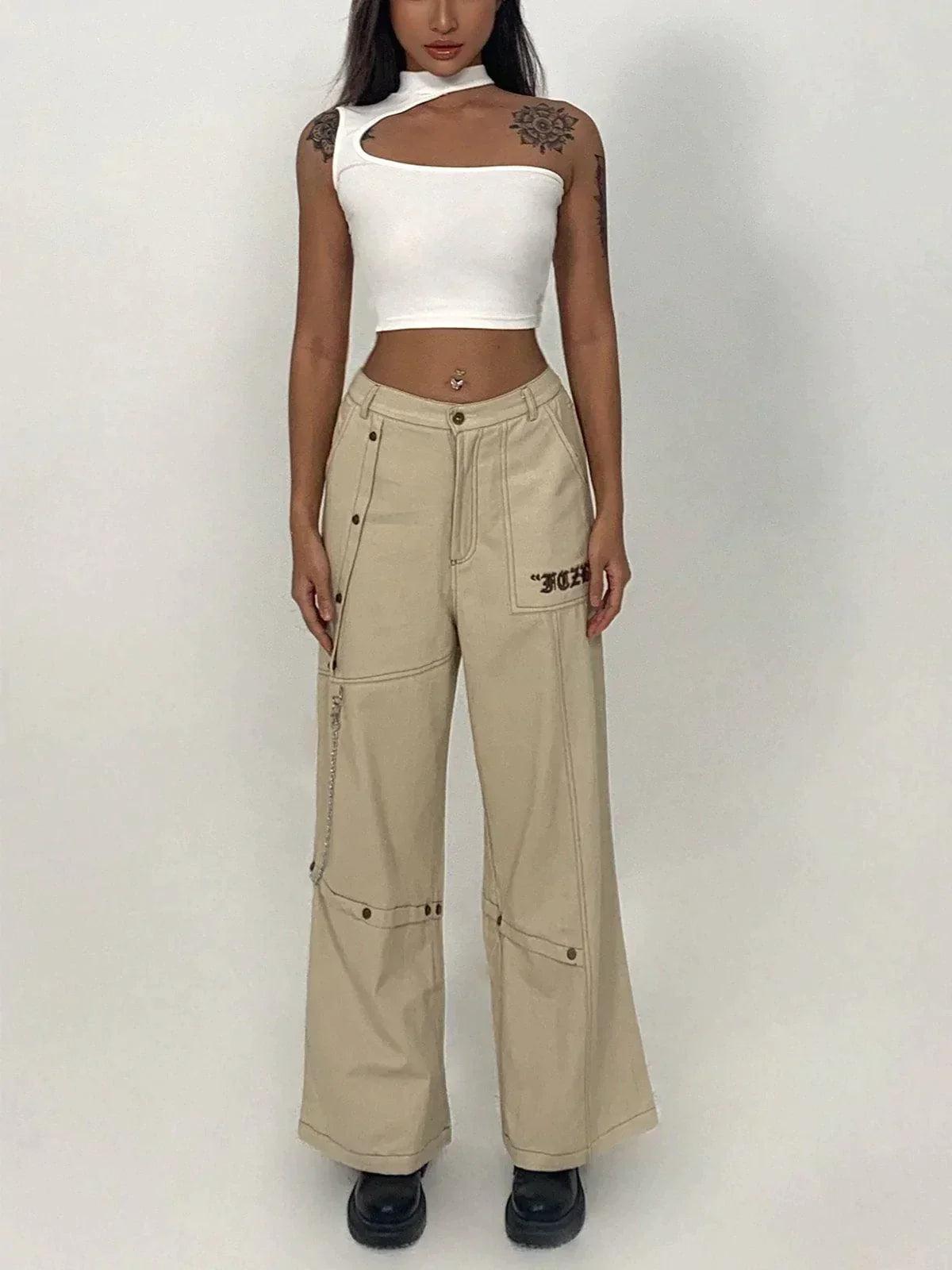 TALISHKO Vintage Embroidery Jeans