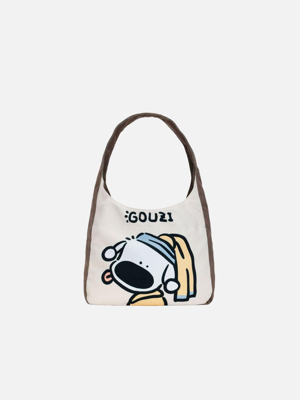 TALISHKO Creative Puppy Pattern Canvas Bag