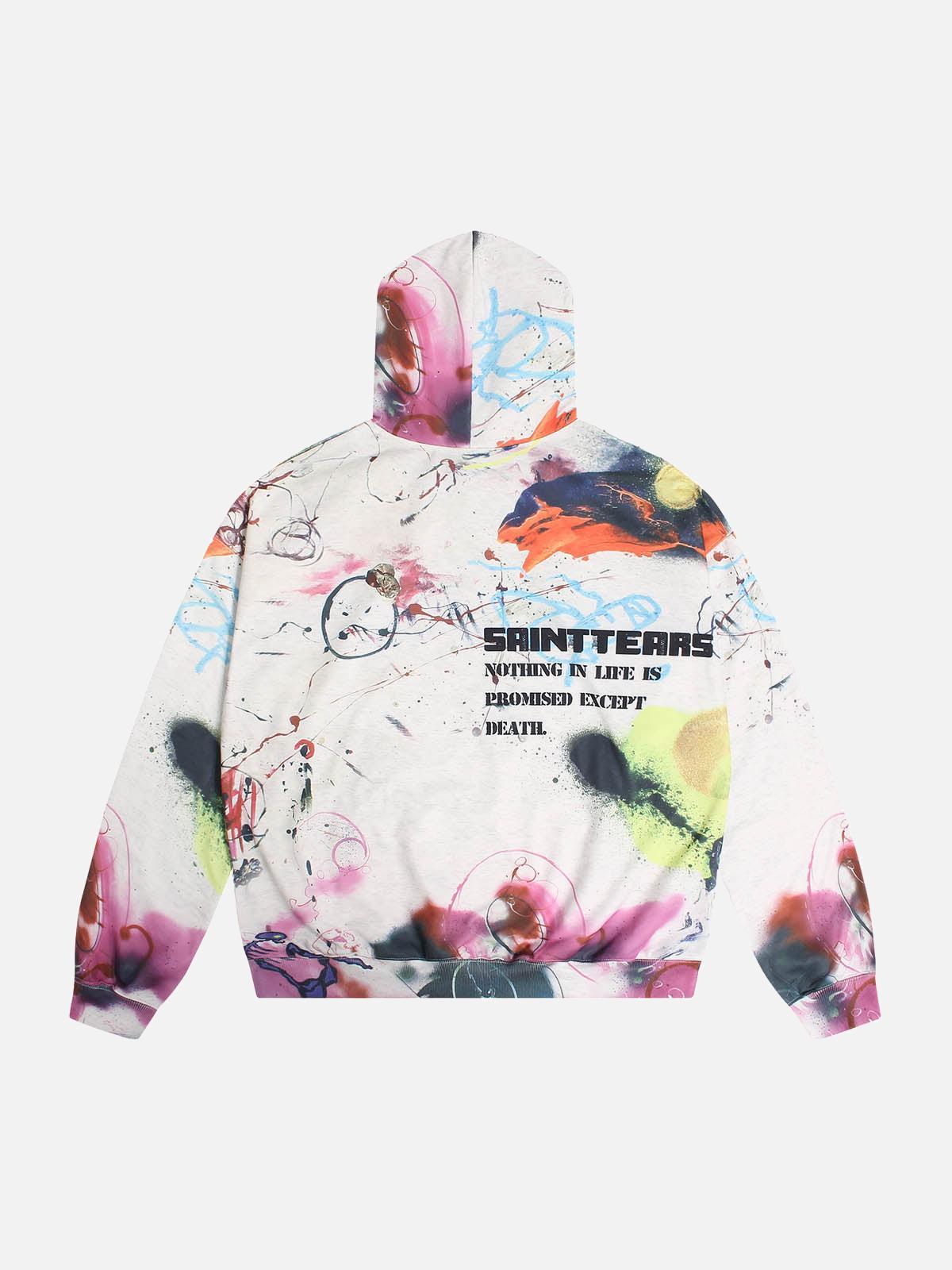 TALISHKO Street Graffiti Hooded Sweatshirt