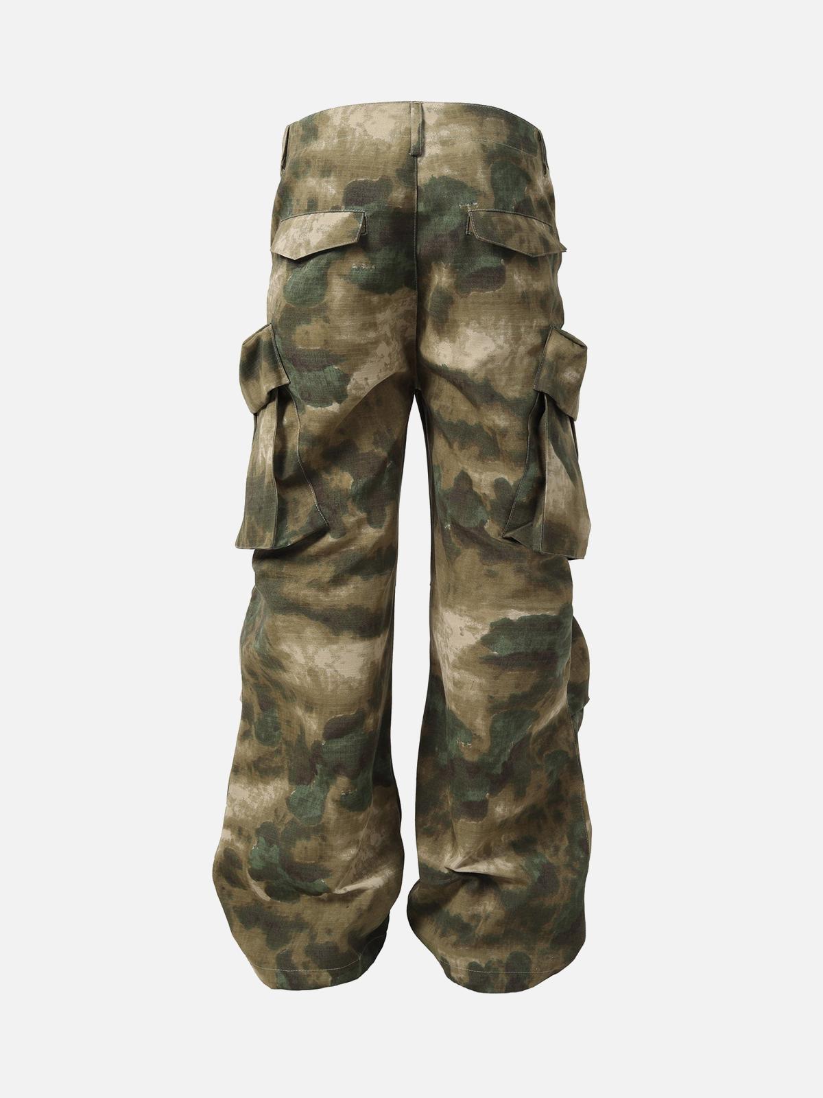 TALISHKO High Street Badge Camouflage Multi-Pocket Pants