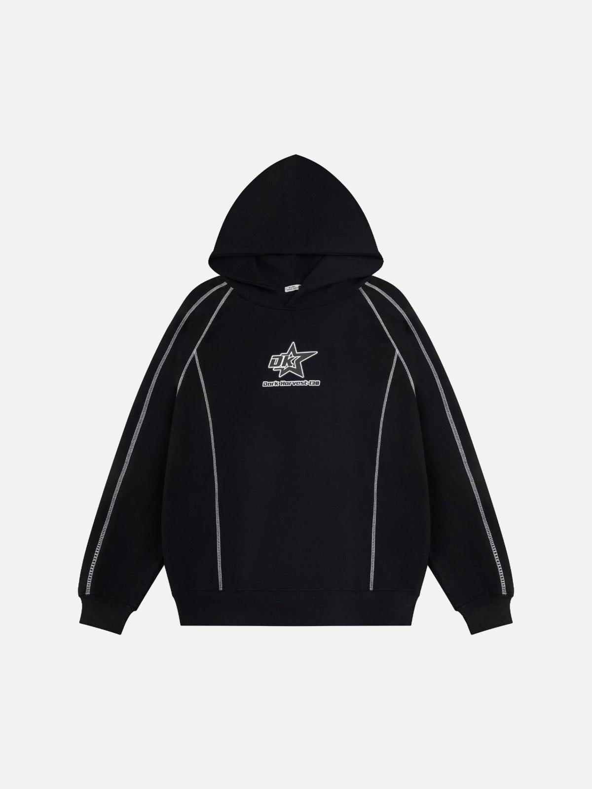 TALISHKO Street Line Assemble Print Hoodie