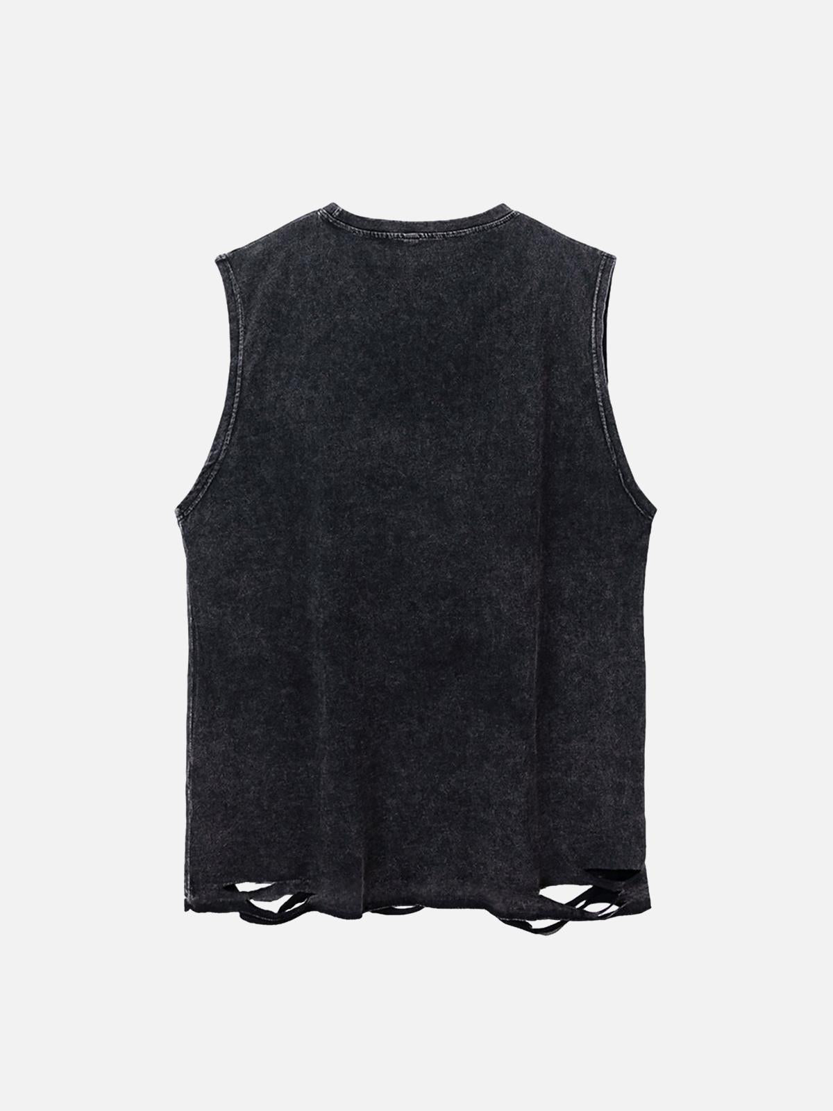 TALISHKO Love Cross Street Rap Sleeveless Vest