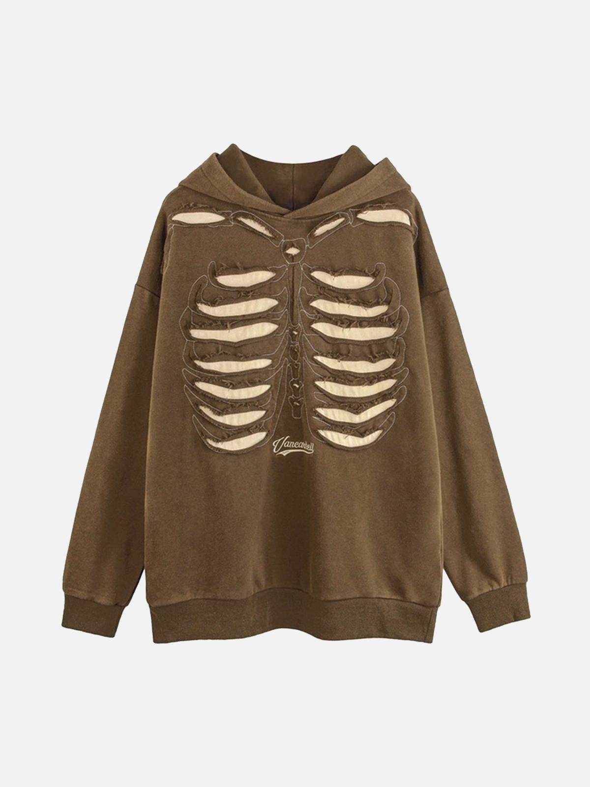 TALISHKO Washed Streetwear Aged Look Hoodie