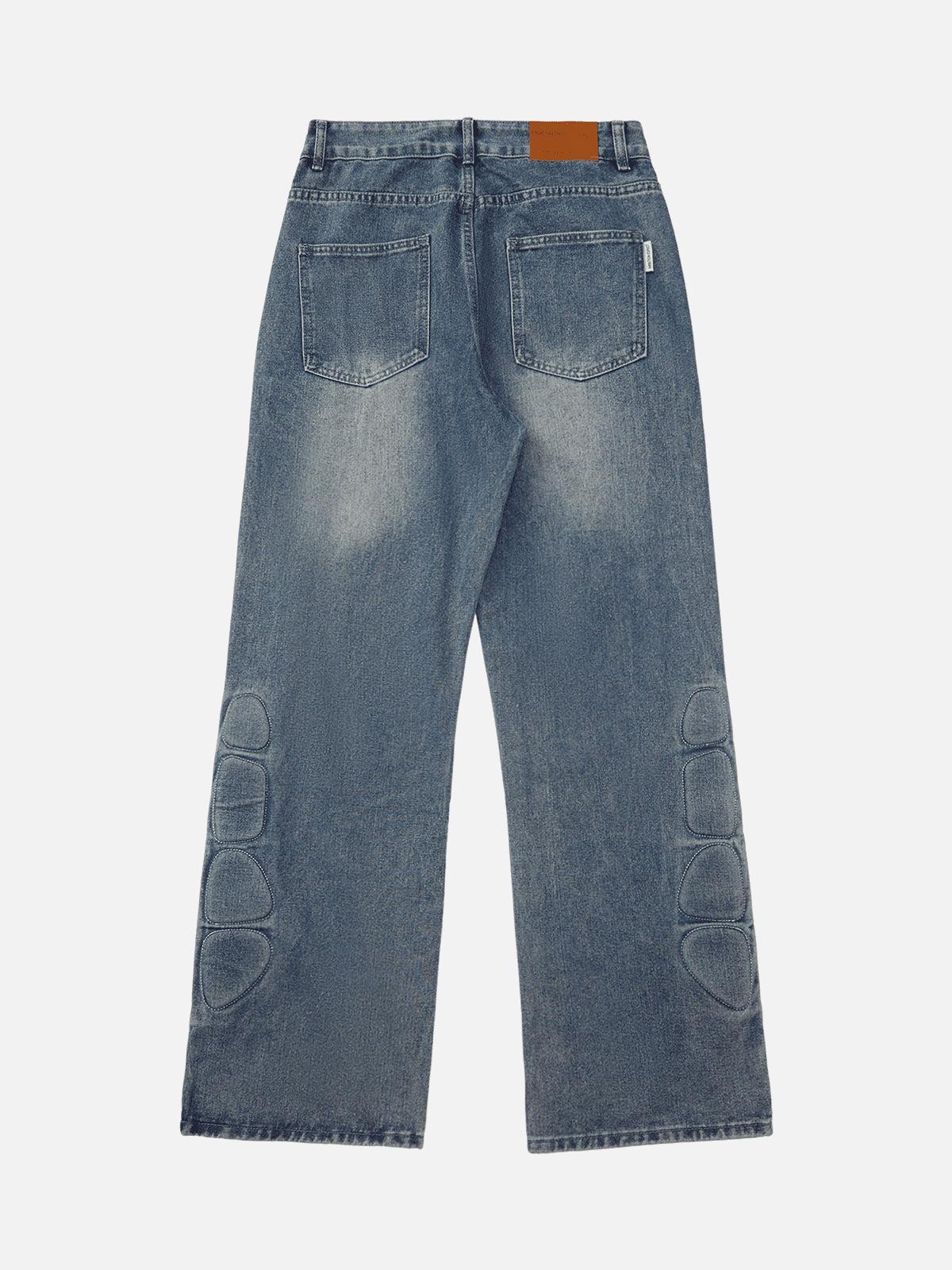 TALISHKO High Street Washed Ripped Jeans