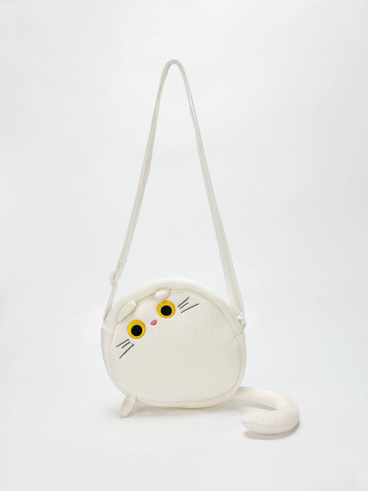TALISHKO Plush Cat Crossbody Bag