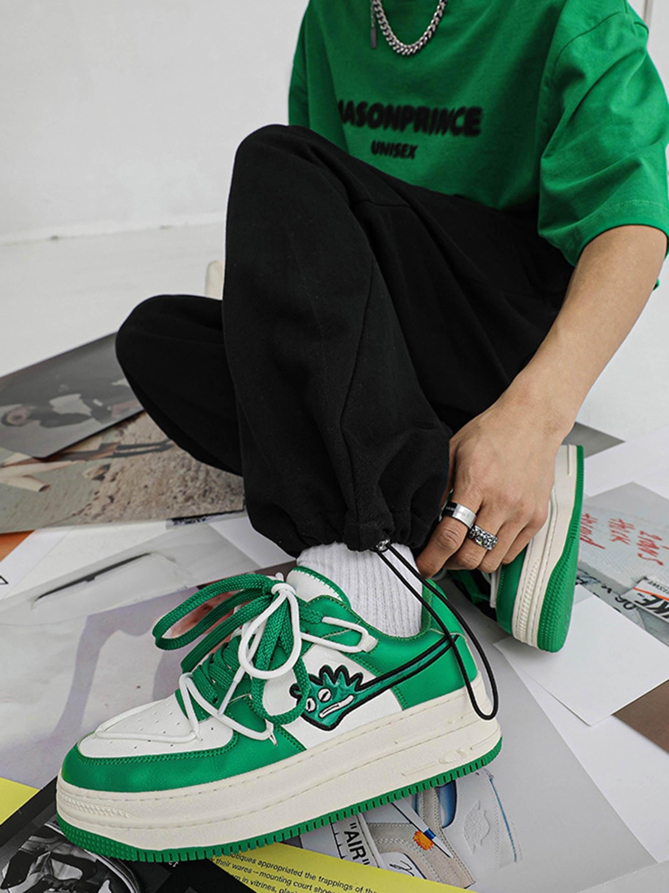 TALISHKO American Retro Hip-Hop Monster Casual Shoes Board Shoes
