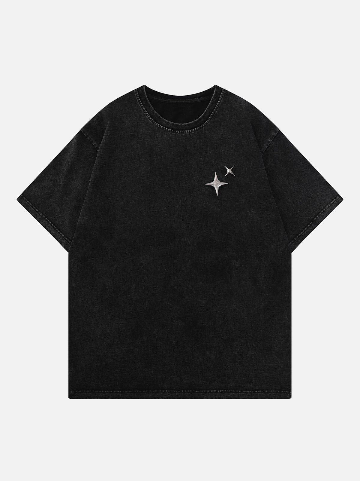 TALISHKO Star Print Washed Tee