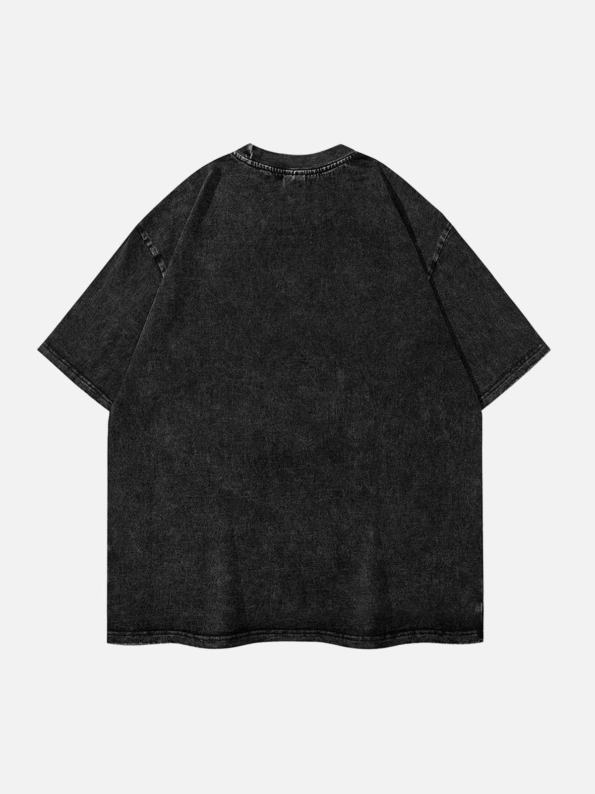 TALISHKO Hip Hop Washed Vintage Do-Over T-Shirt