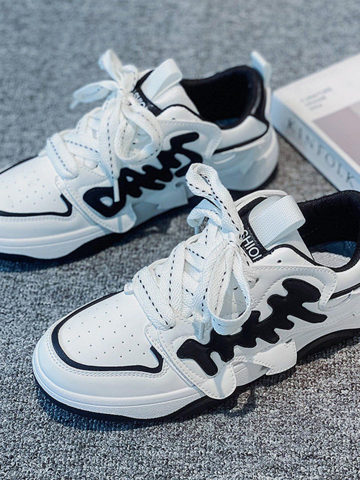 TALISHKO Arrows Letters Skate Shoes