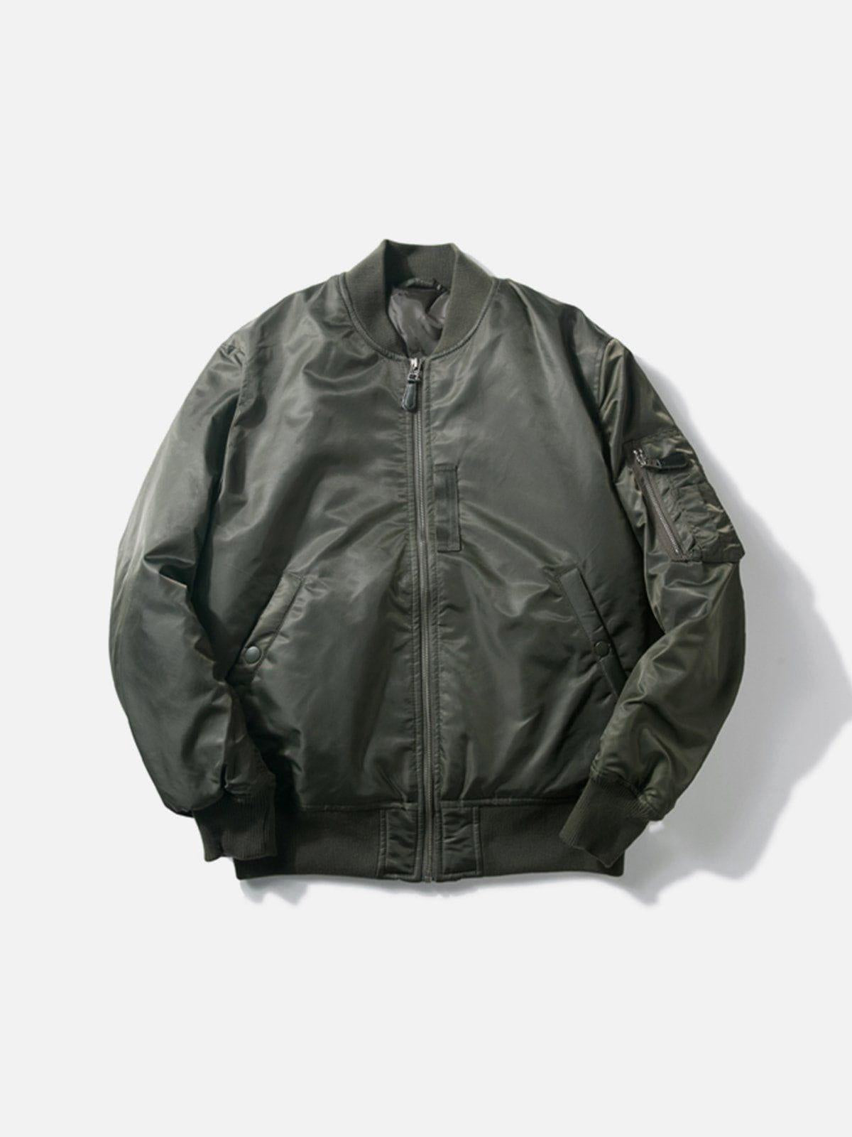 TALISHKO ZIP UP Solid Color Winter Coat