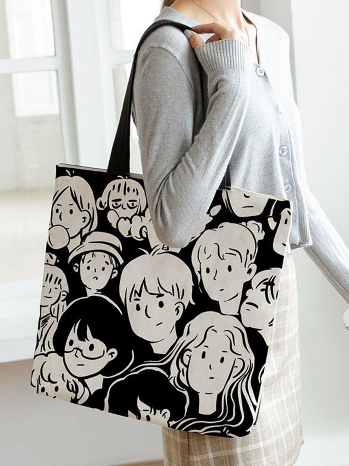 TALISHKO Cartoon Character Print Bag
