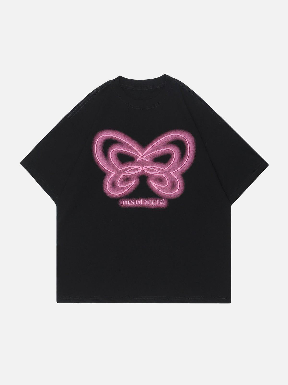 TALISHKO Butterfly Embroidery Tee