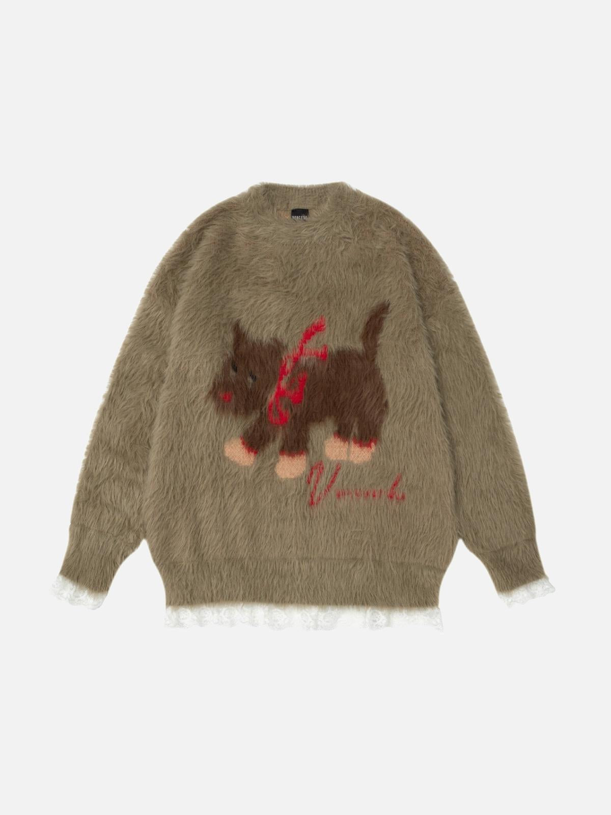 TALISHKO Cartoon Dog Fun Sweater