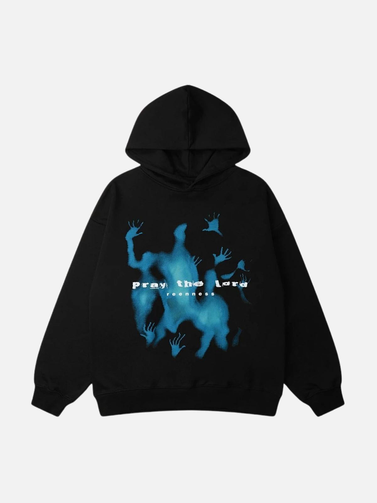 TALISHKO Abstraction Shadow Print Hoodie