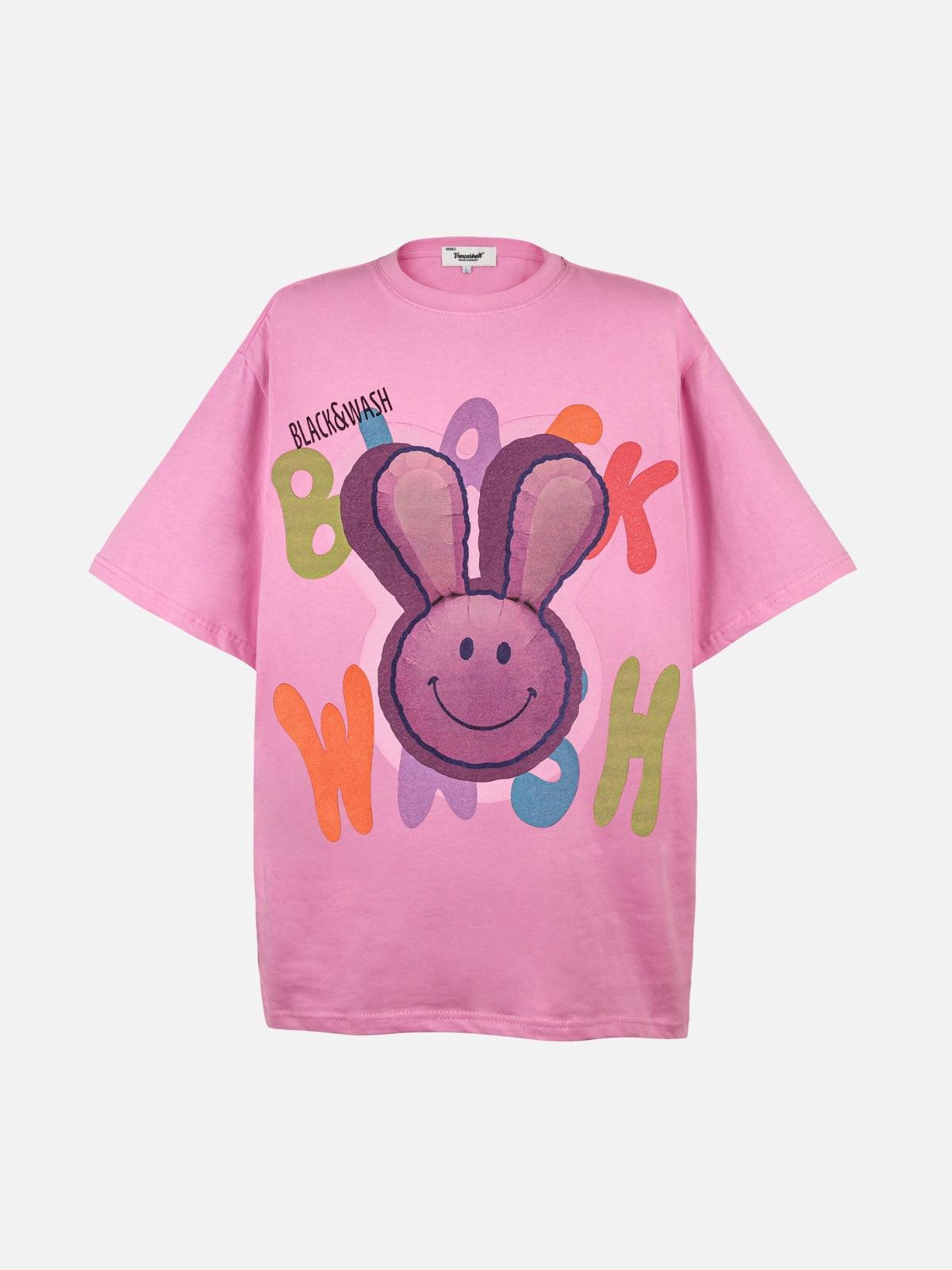 TALISHKO Playful Bunny Pop Art Tee