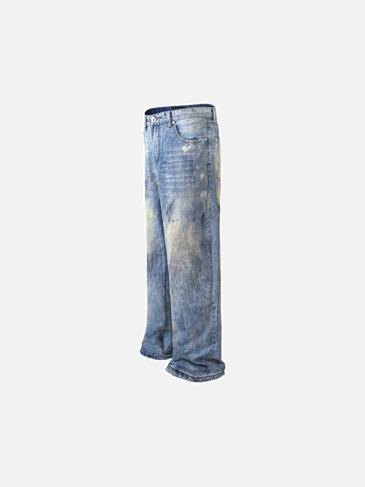 TALISHKO Vintage Washed Dirty Jeans