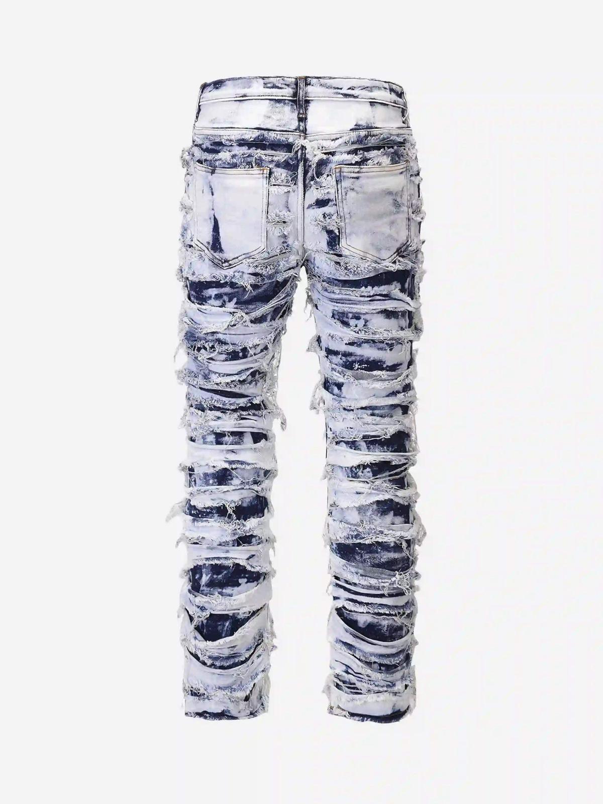 TALISHKO High Street Old Washed Slim Fit Jeans