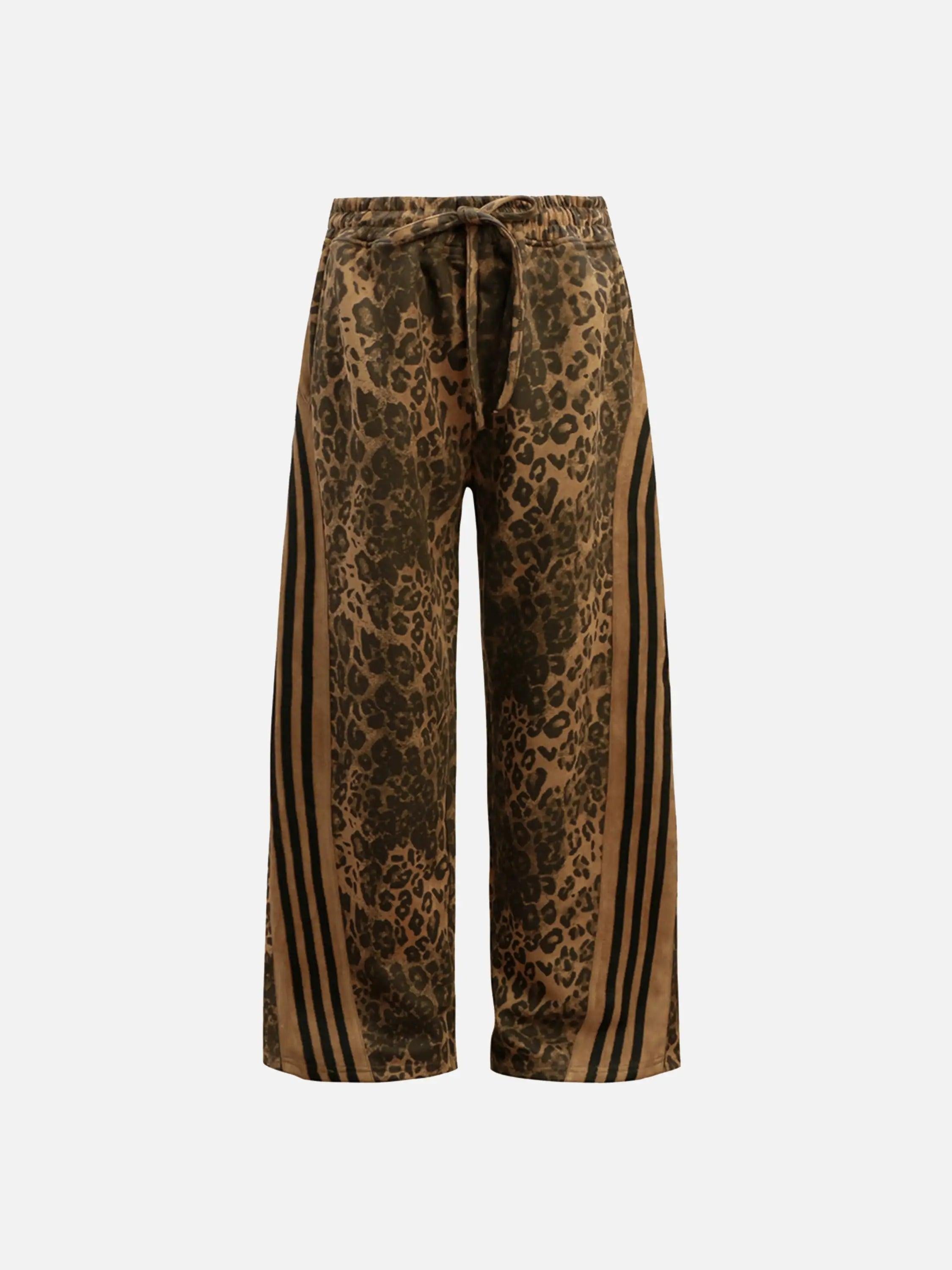 TALISHKO Leopard Stripe Sweatpants