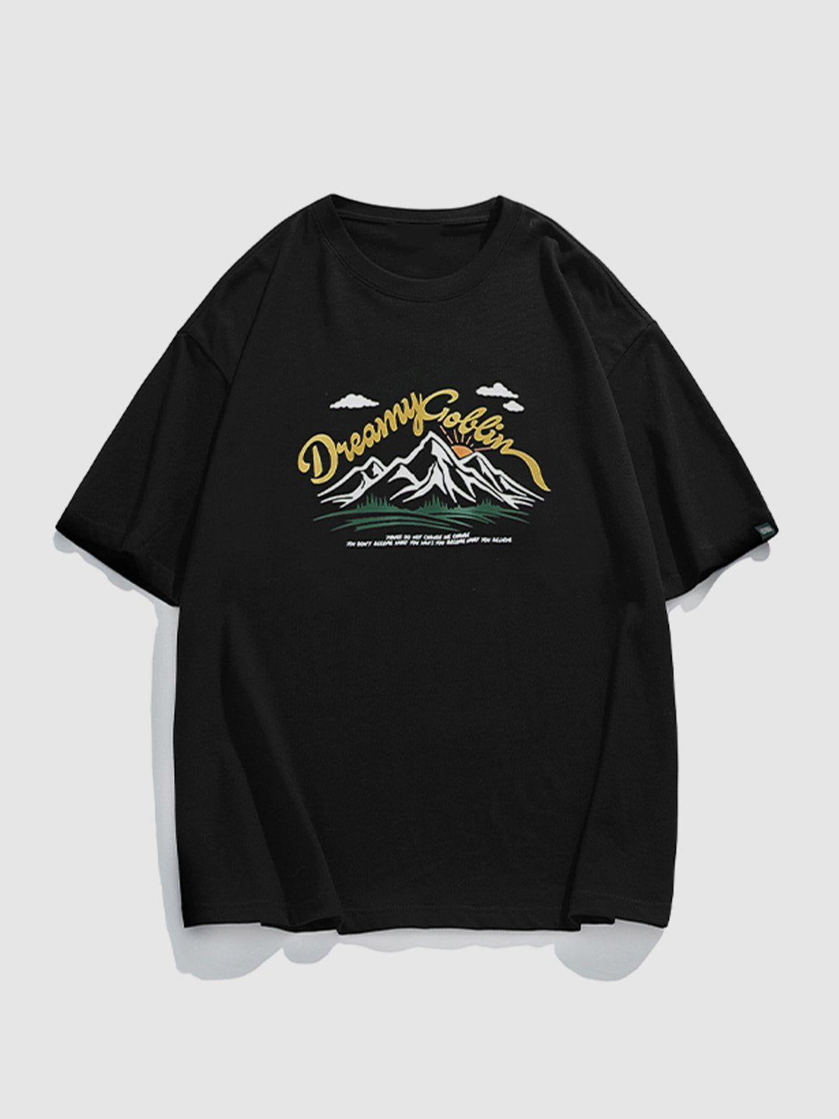 TALISHKO Mountain Print Tee