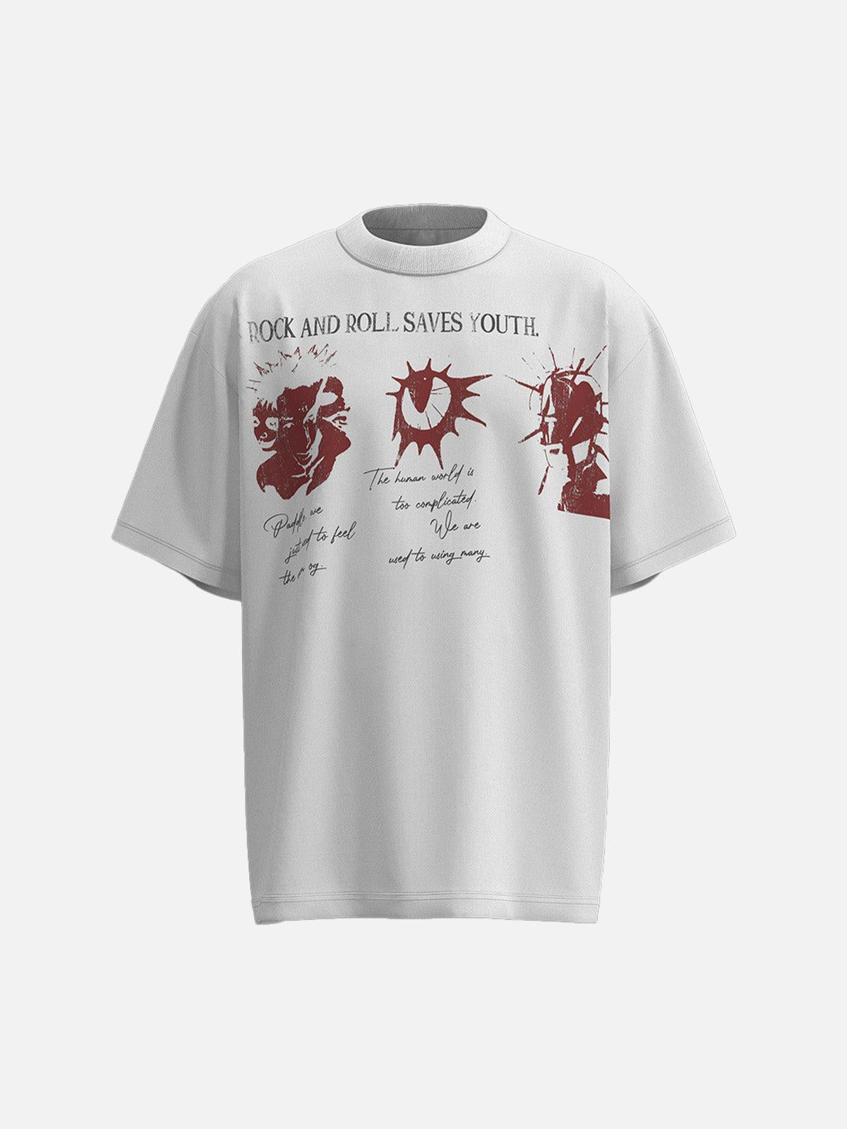 TALISHKO Street Rock & Roll Graphic T-Shirt