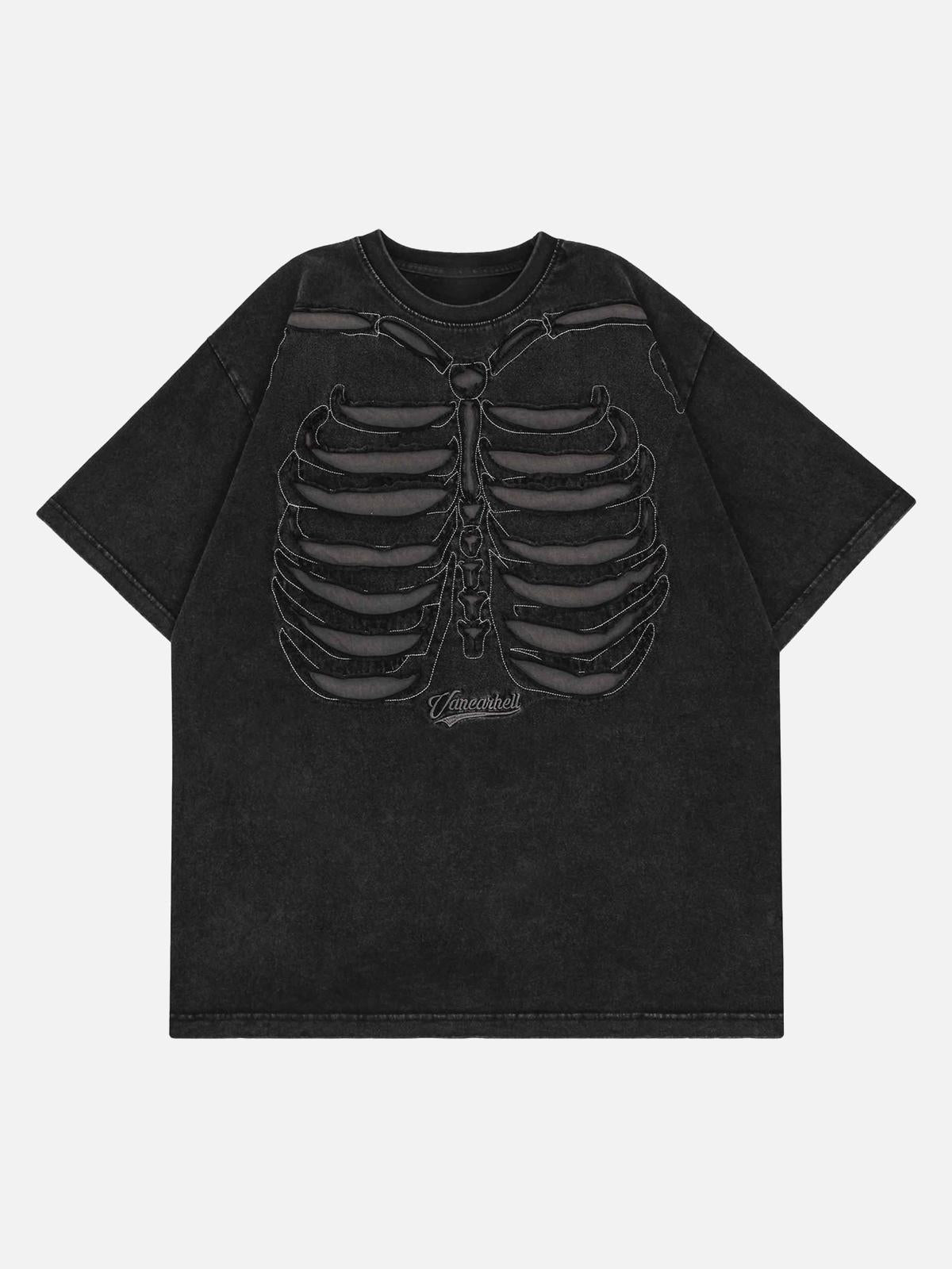 TALISHKO Dark Bones Washed Short-Sleeved T-Shirt