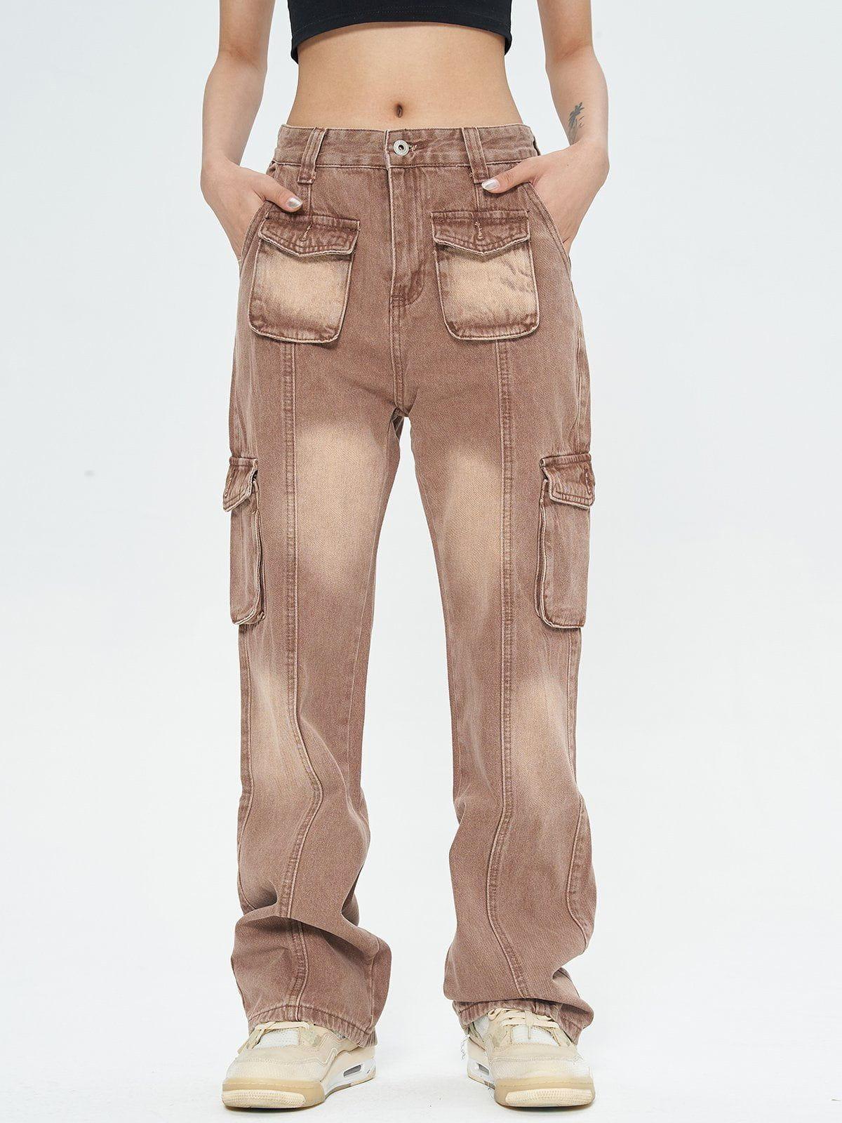 TALISHKO Vintage Multi Pocket Jeans