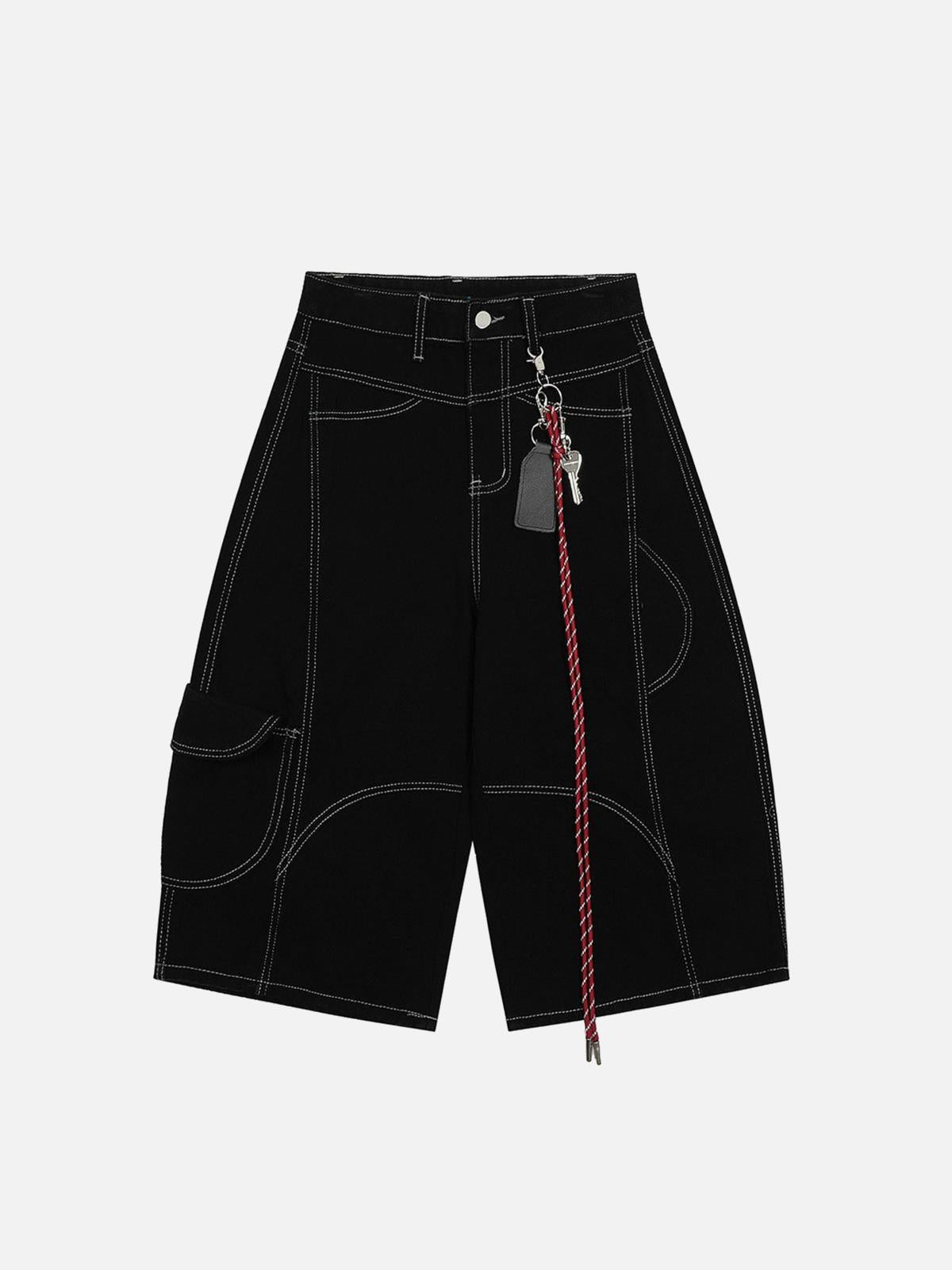 TALISHKO Welt-Embellished Cargo Jorts