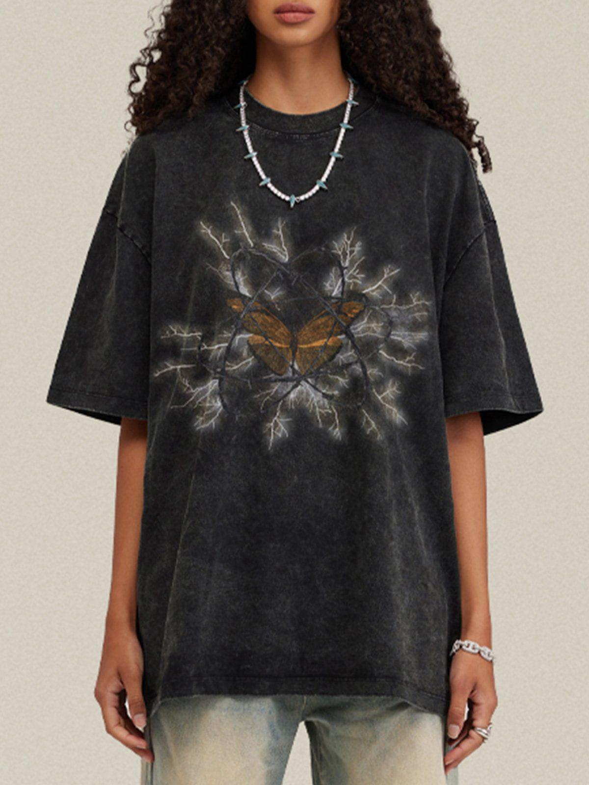 TALISHKO Thorns Butterfly Print Tee
