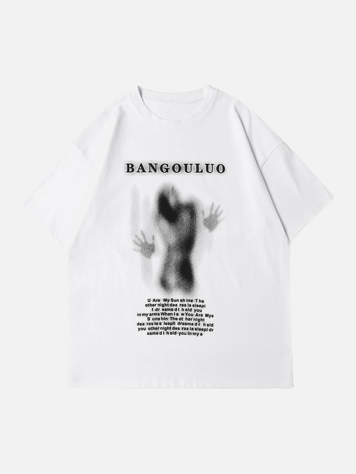 TALISHKO Dark Silhouette Print T-Shirt