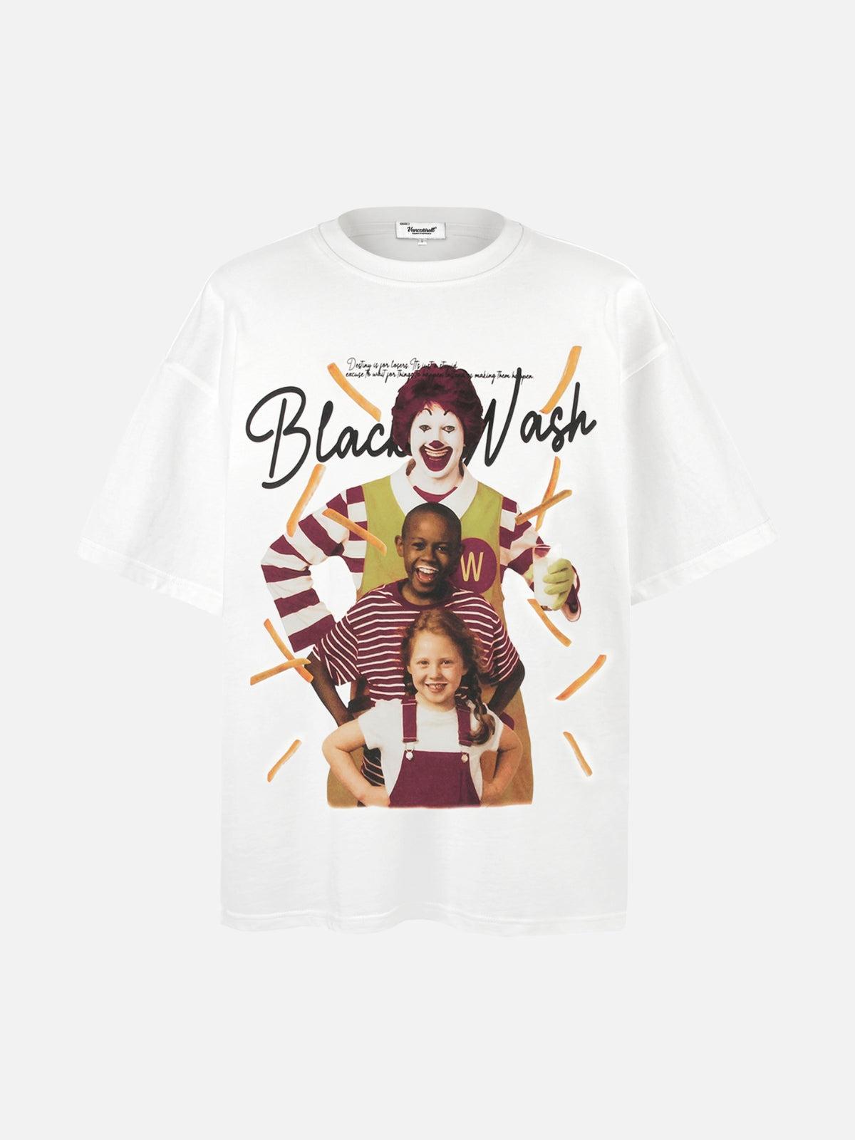 TALISHKO Black Wash Cultural Mashup Tee