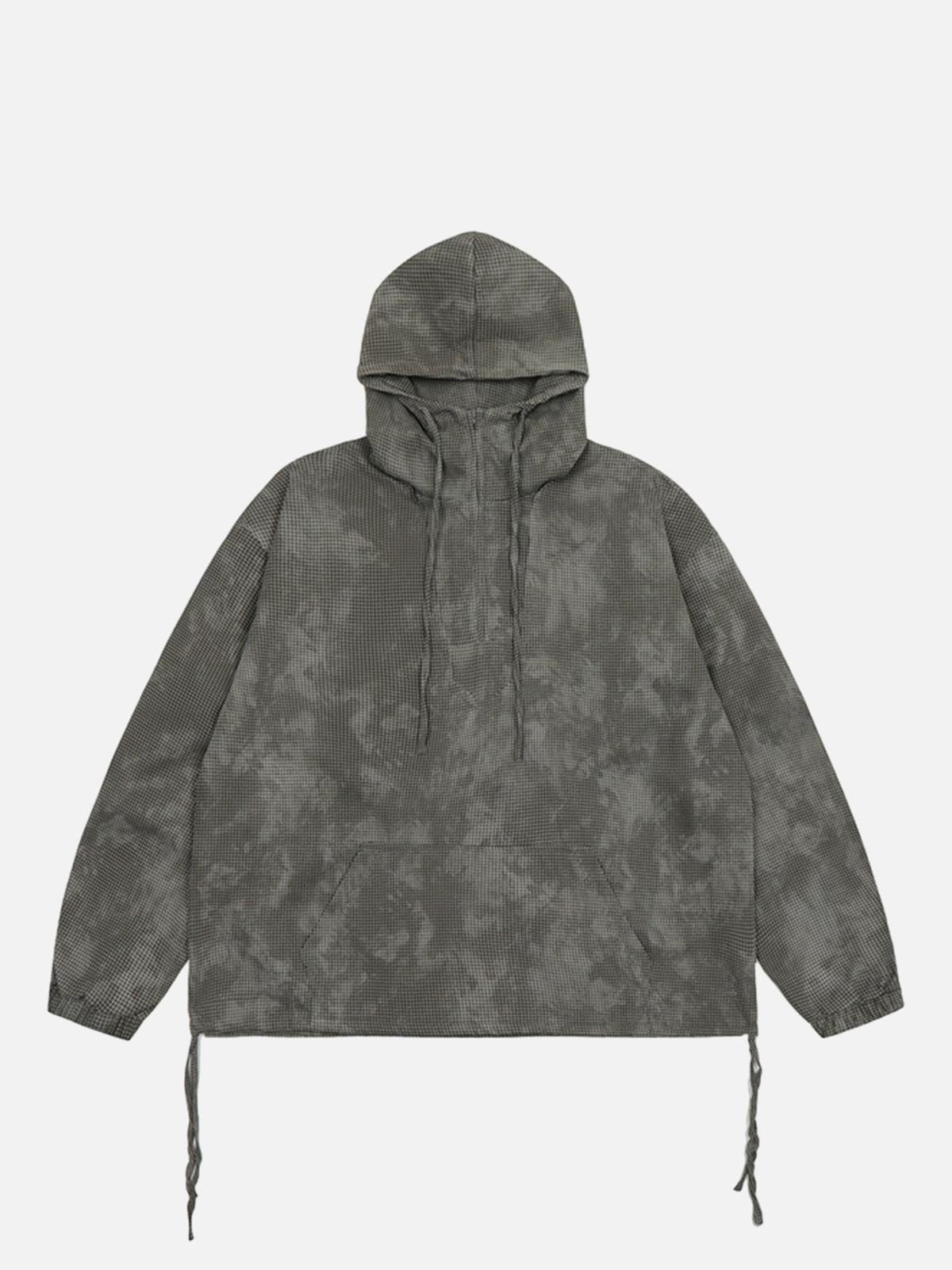 TALISHKO Street Jacquard Texture Hoodie