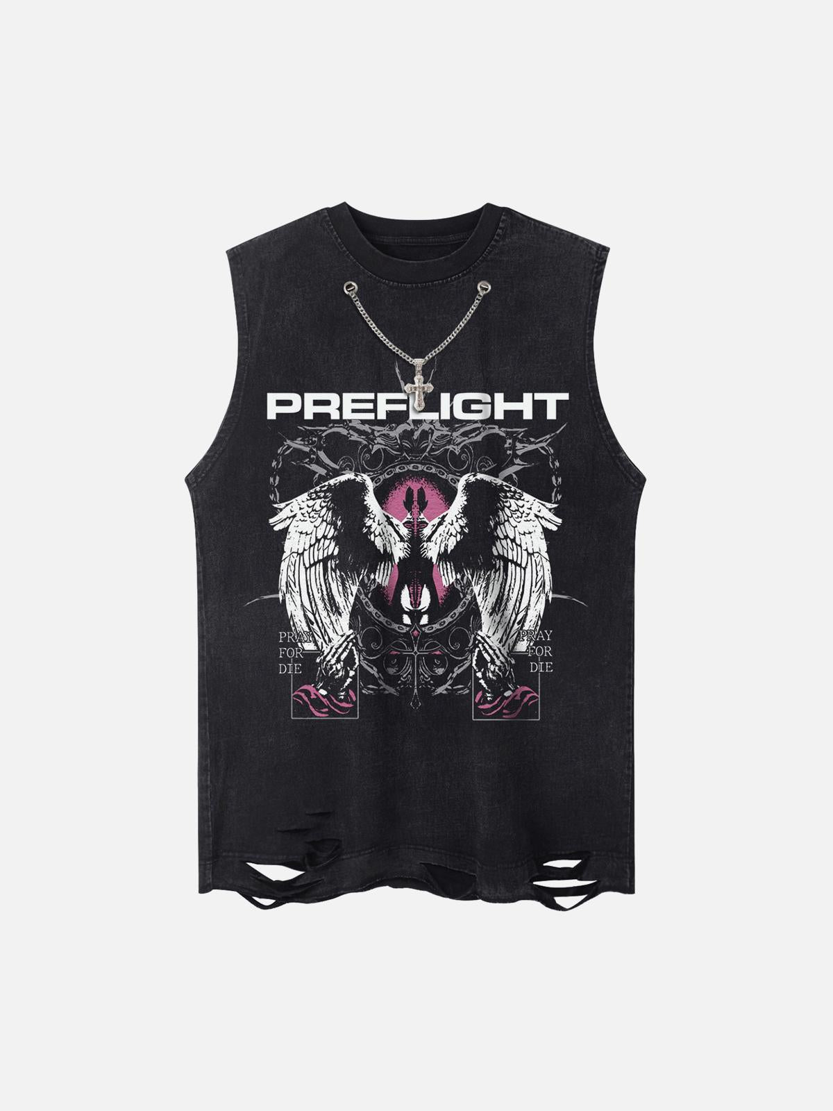 TALISHKO Angel Wings Street Rap Vest