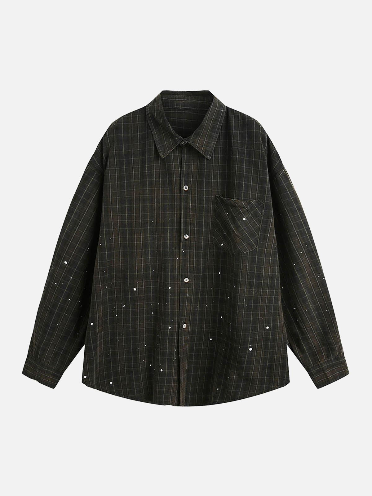 TALISHKO Retro Cleanfit Plaid Shirt