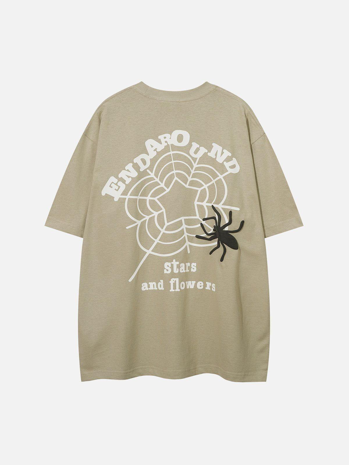 TALISHKO Spider Foam Print Tee