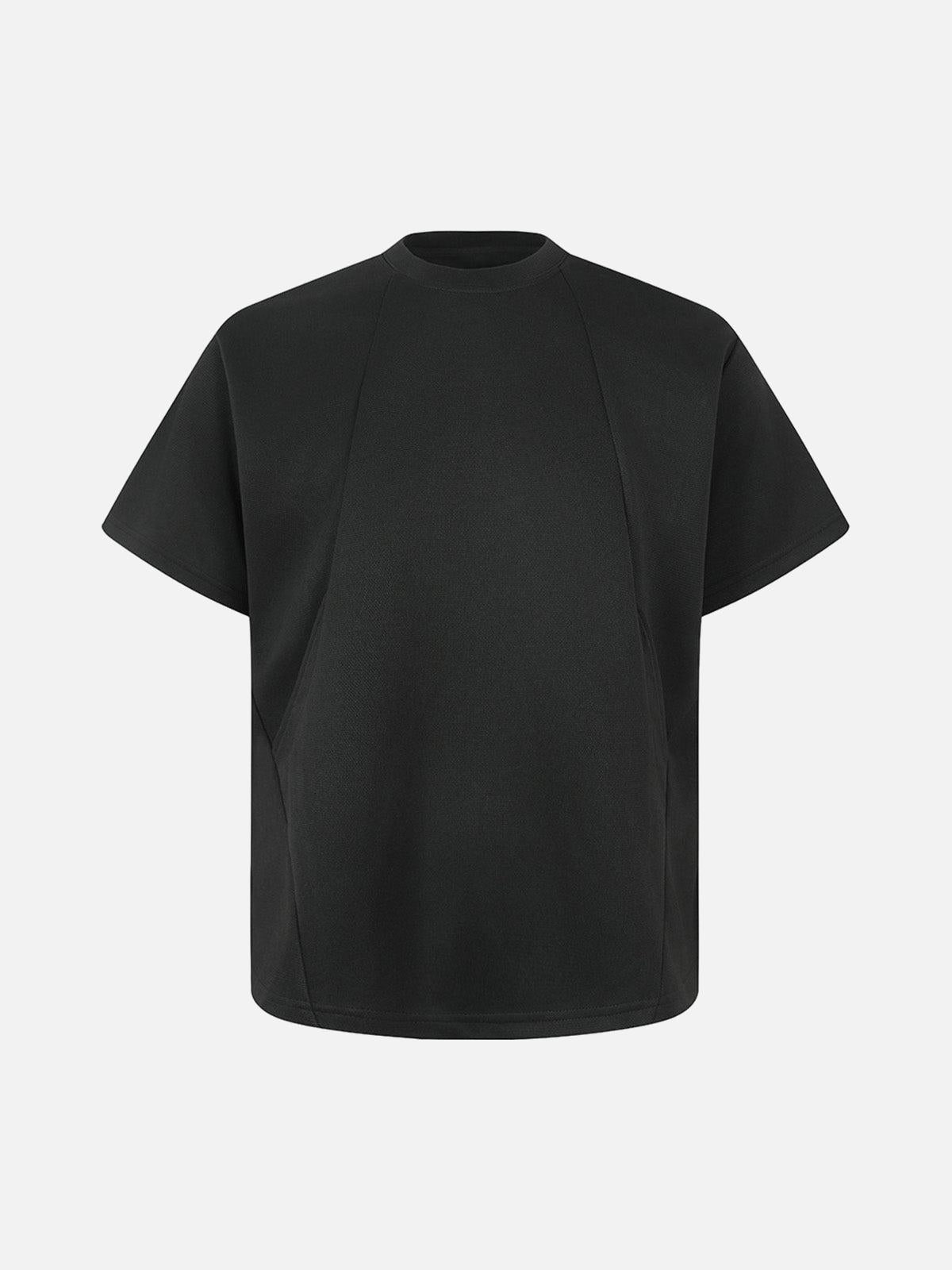 TALISHKO Retro Loose-Leaf Flyer Cleanfit Structure T-Shirt