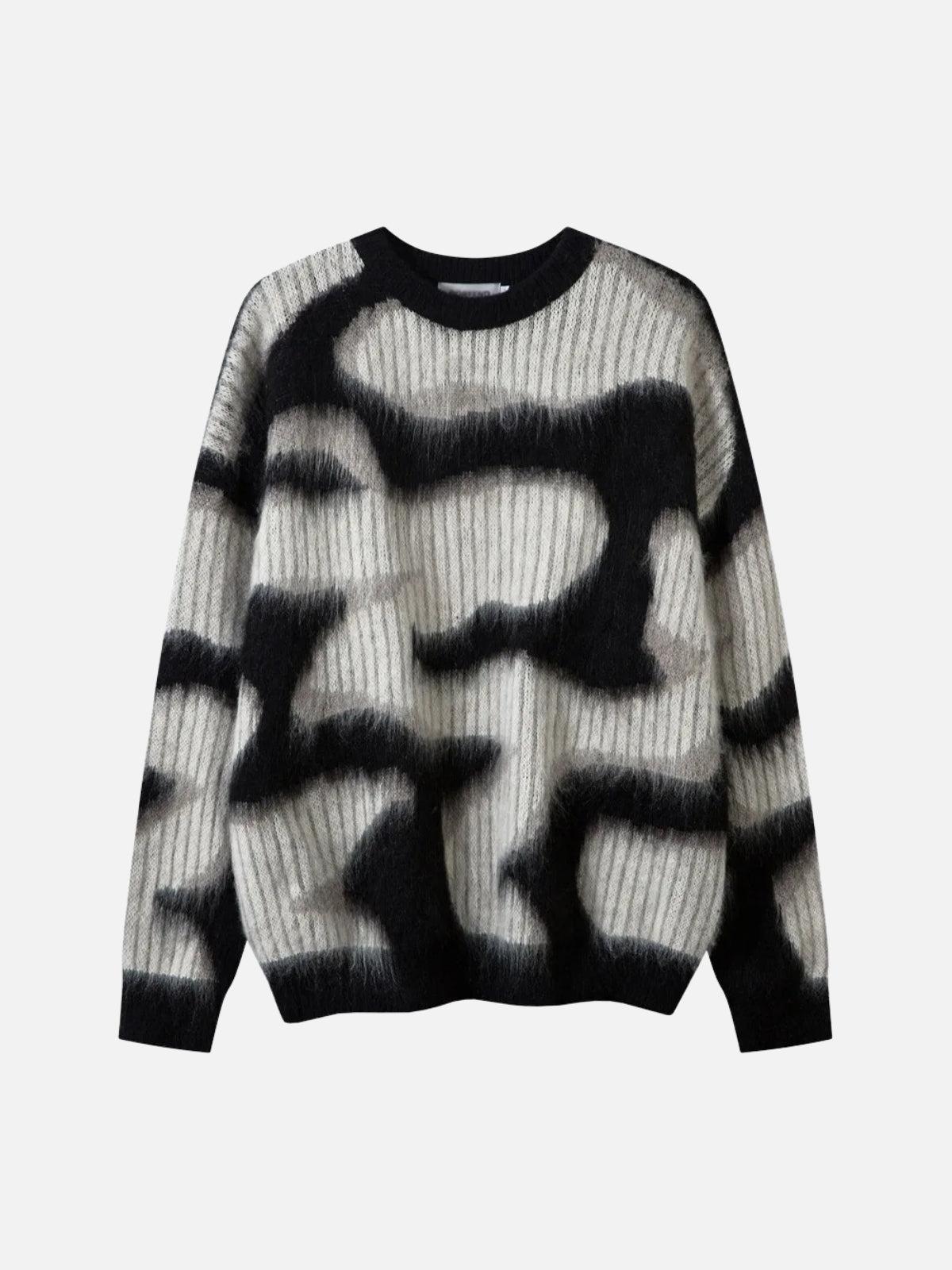 TALISHKO Contrast Mohair Sweater