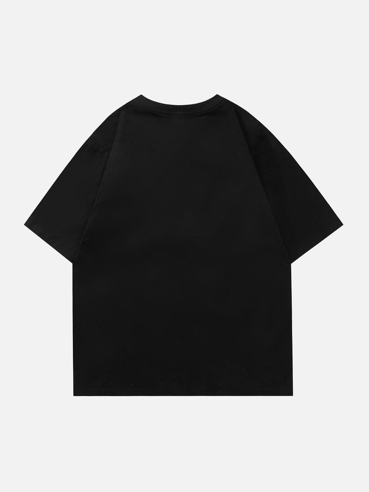 TALISHKO Flower Skeleton Graphic Tee
