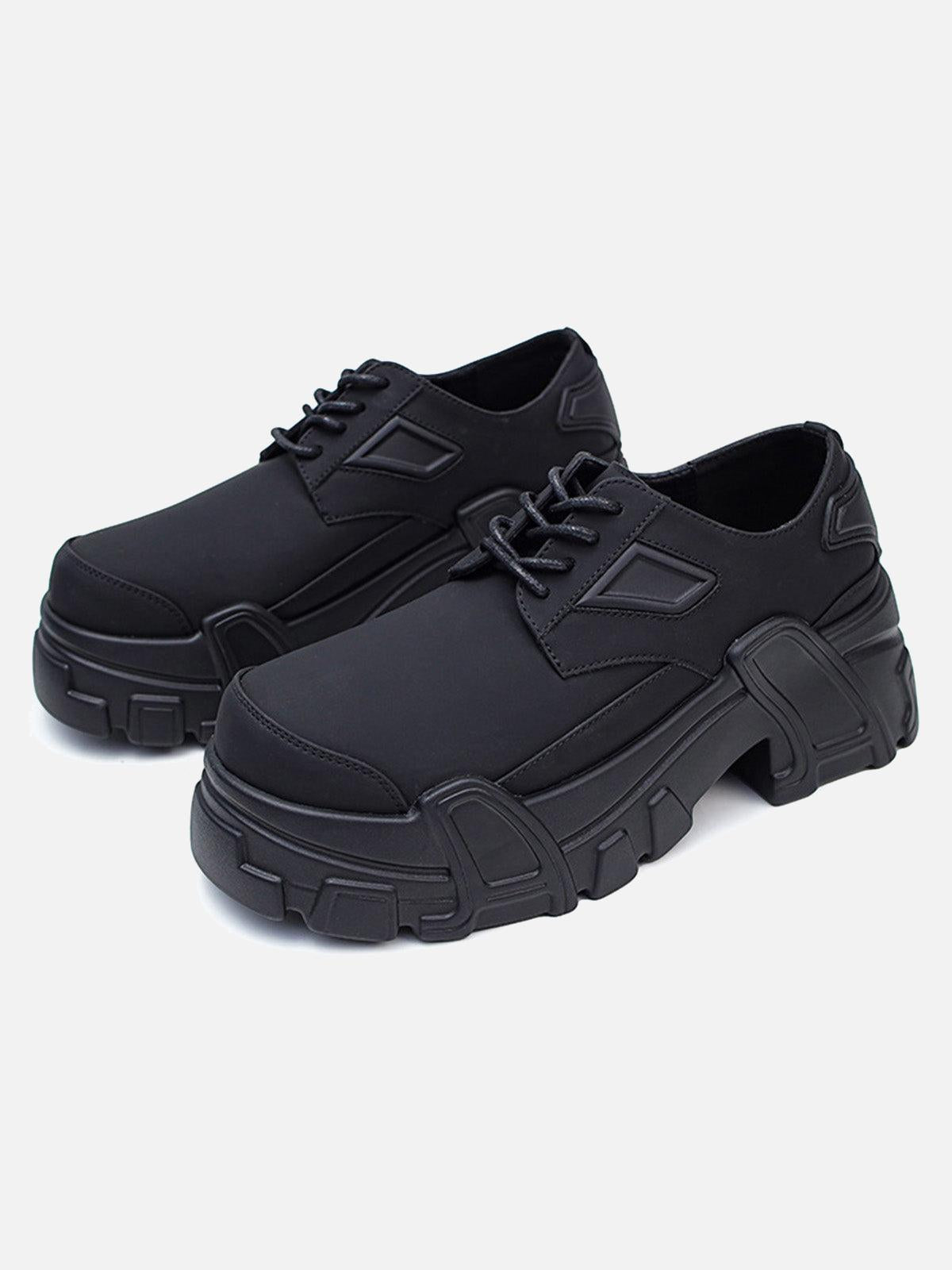 TALISHKO All-Black Platform Shoes