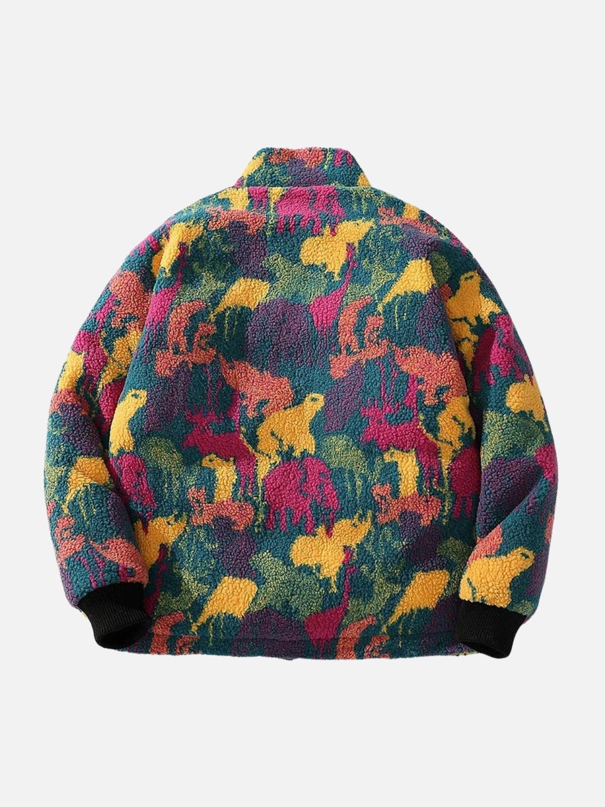TALISHKO Colorful Animal Reversible Jacket