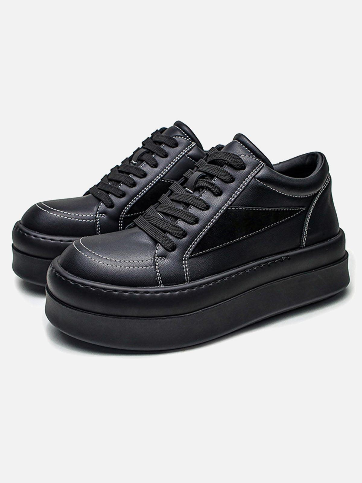 TALISHKO Street PU Leather Sneakers